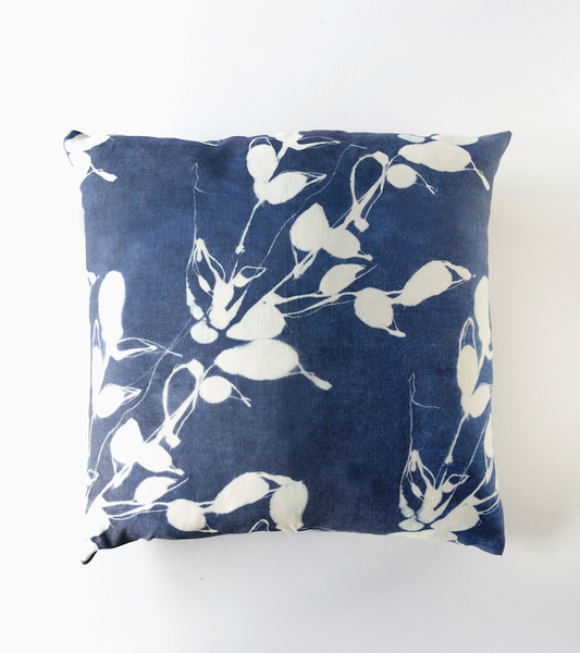 Porto Print in Indigo Pillow