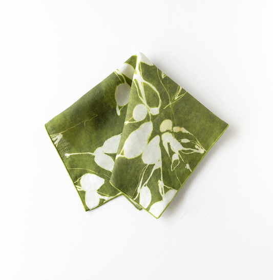 Porto Print in Olive Napkin