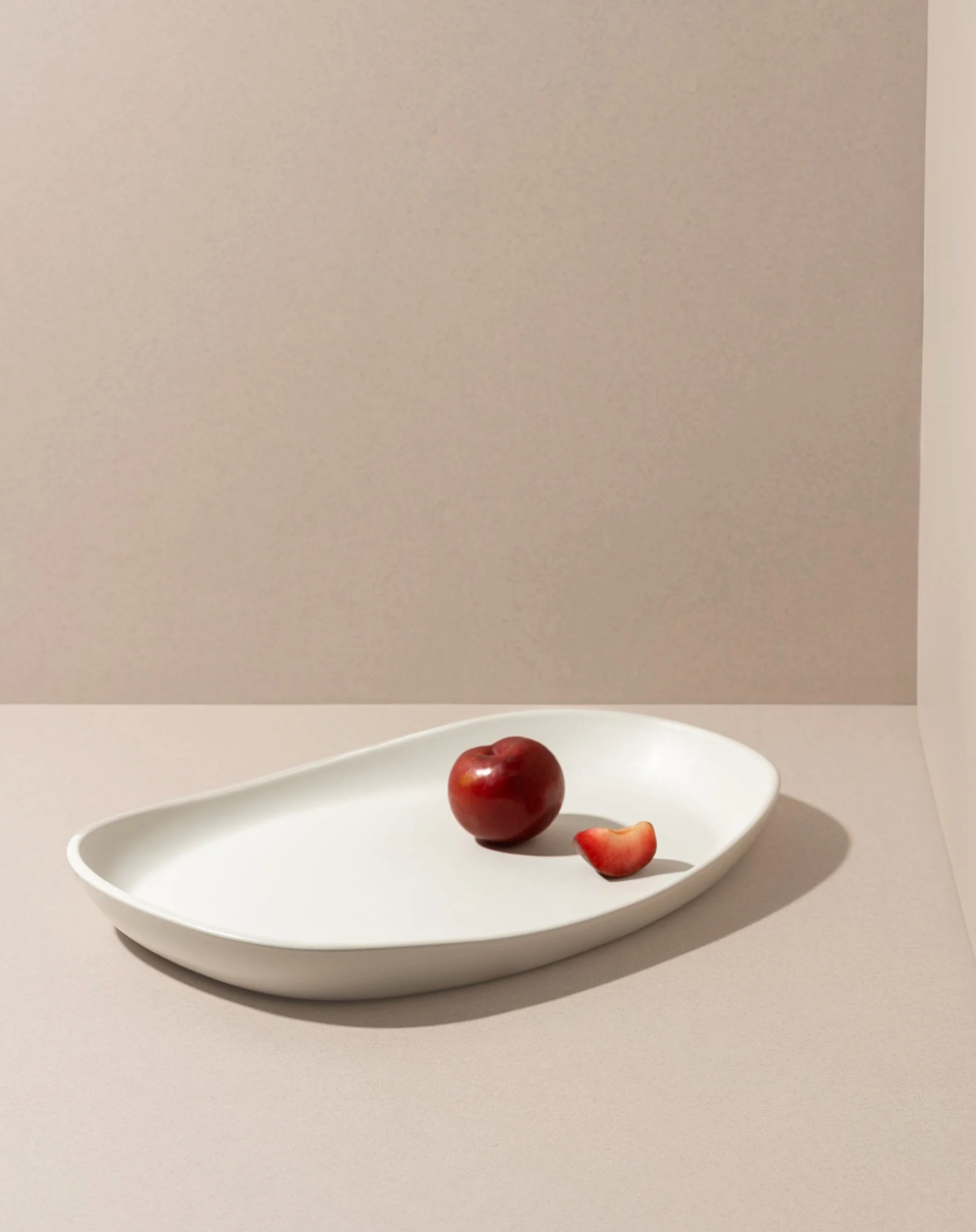 Mini Long Stoneware Serving Platter - Small
