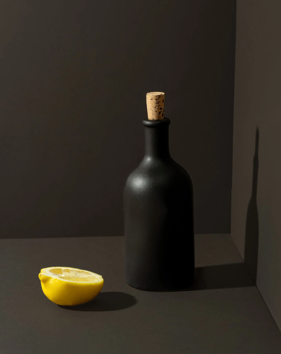 Stoneware Olive Oil Dispenser - Jazz 21 oz