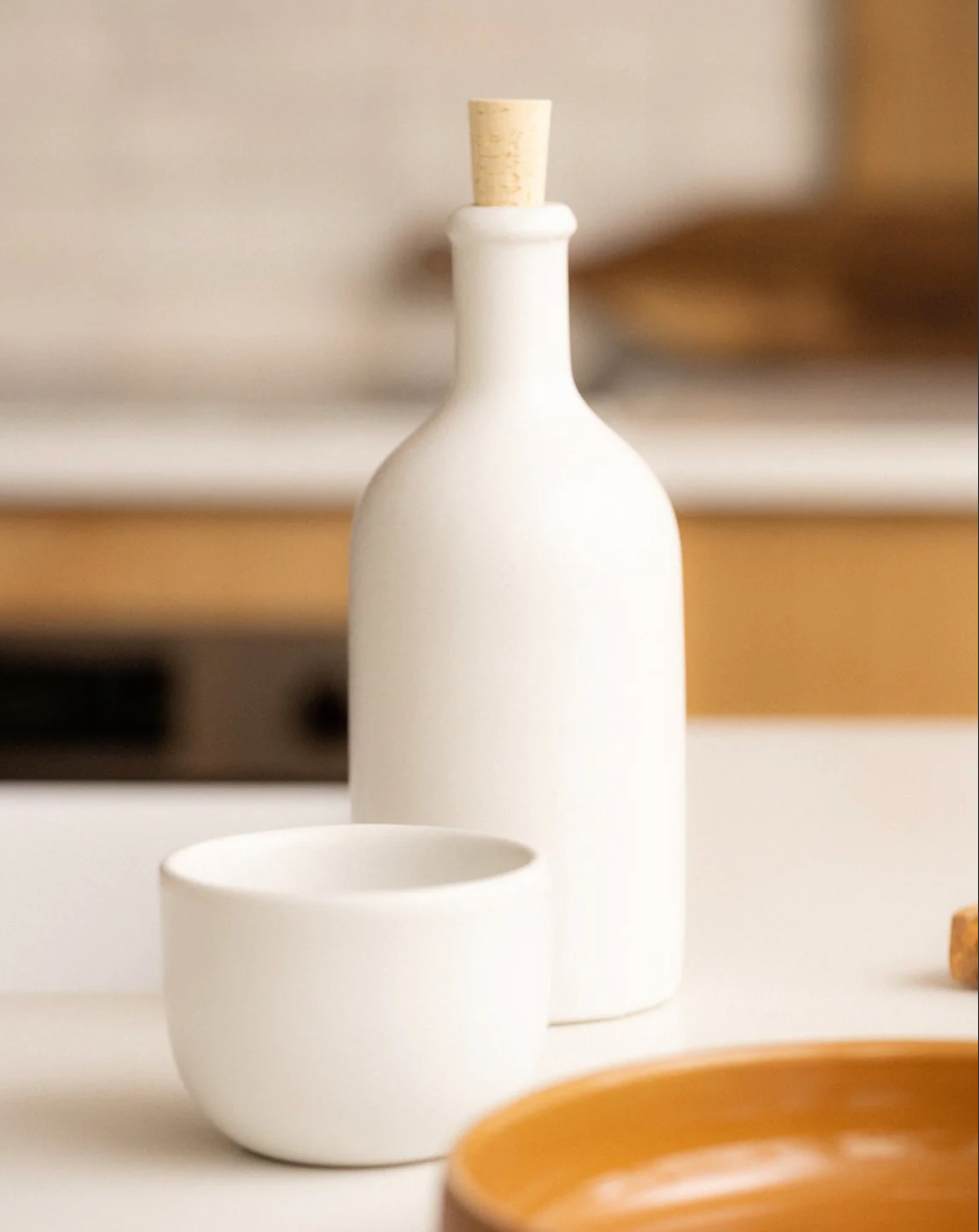 Stoneware Olive Oil Dispenser - Jazz 21 oz