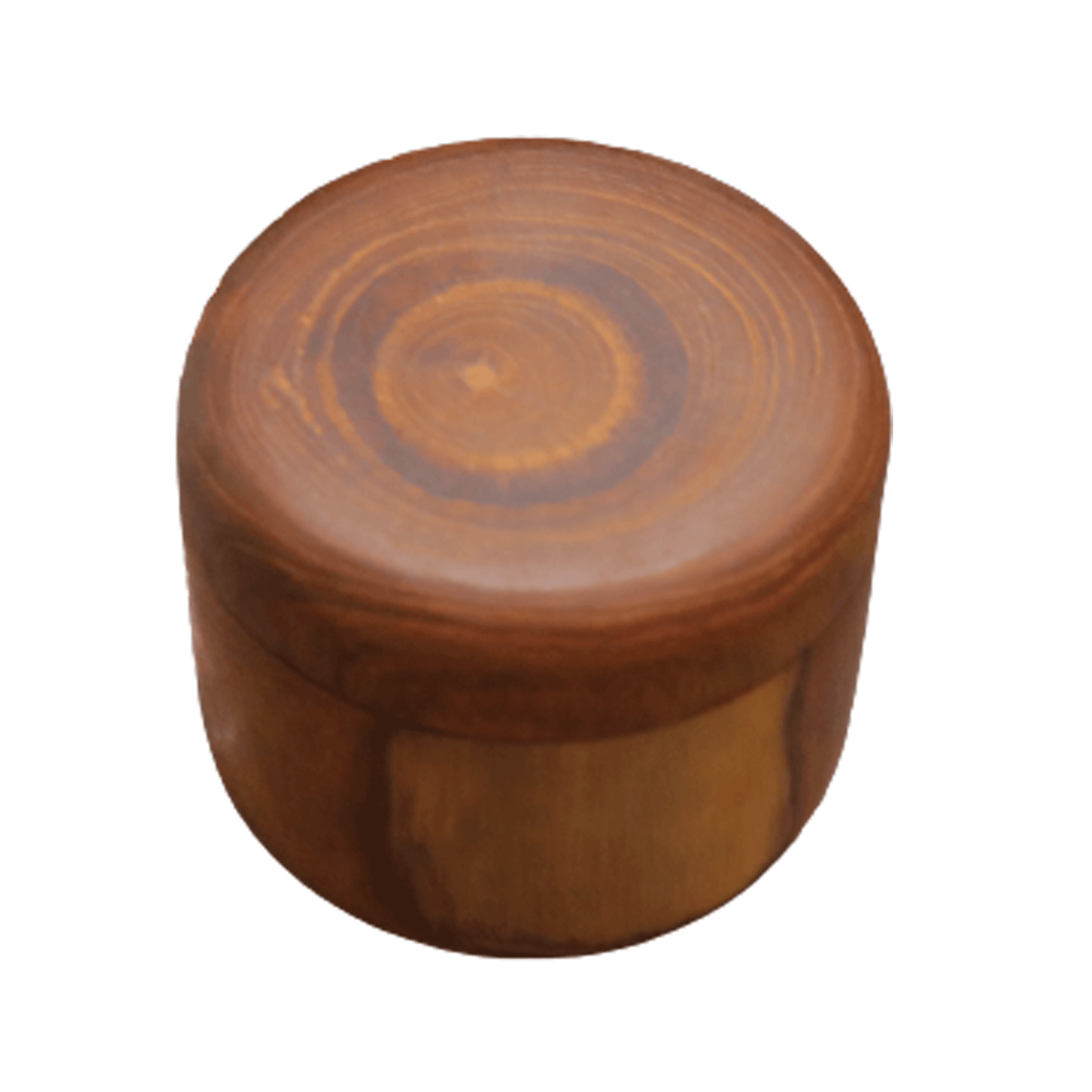 Small Teak Wood Seasoning Bowl, Handturned and Handcarved in Indonesia