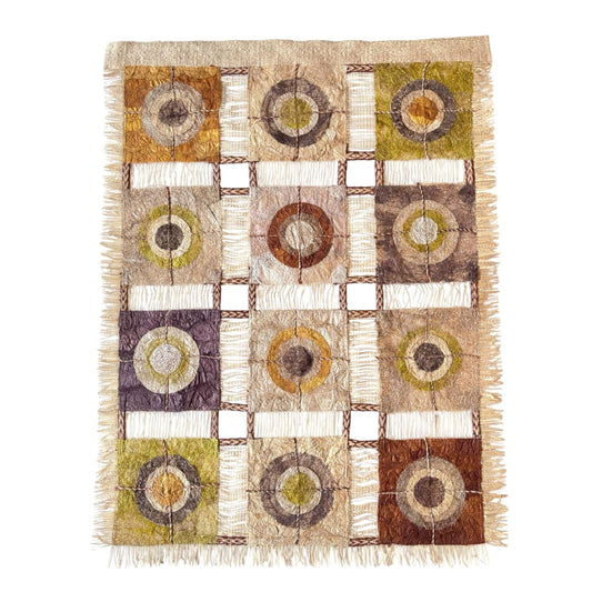 Unity Wild Silk Wall Hanging - Plant Dyed - 20"x26"