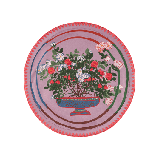 6 Round Placemats La Vie en Rose