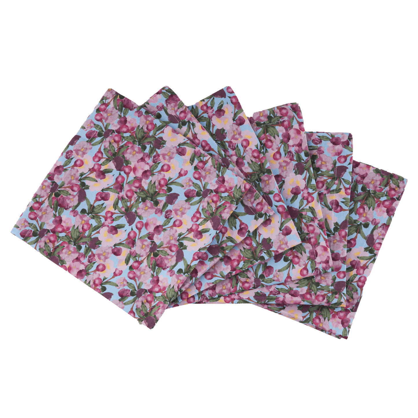 6 Napkins Romance is Dead Blue