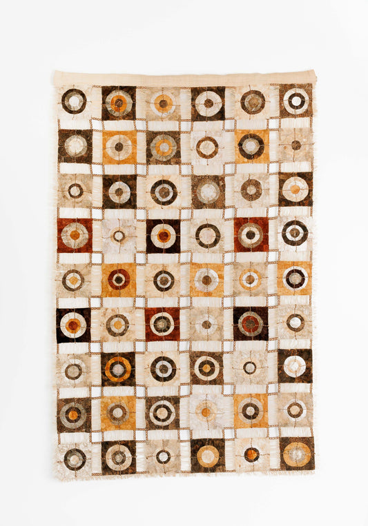 Unity Wild Silk Wall Hanging - Plant Dyed - 38"x55"