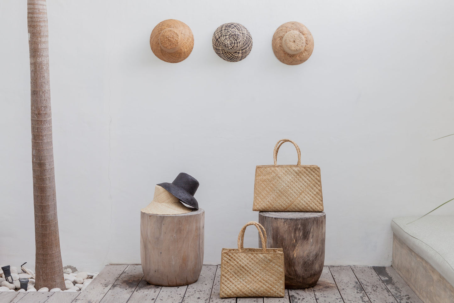 Ombre Woven Bucket Hat