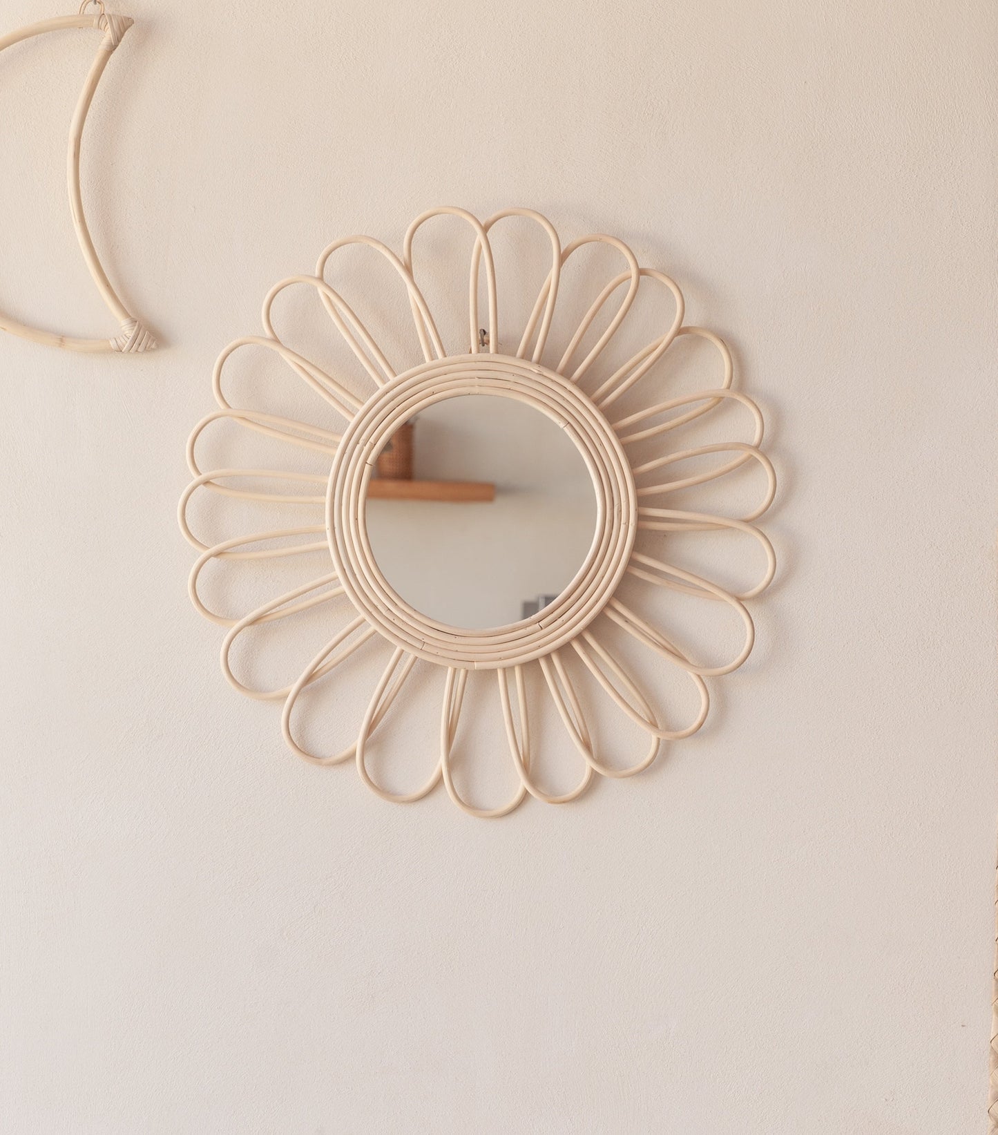 Bloom Rattan Mirror
