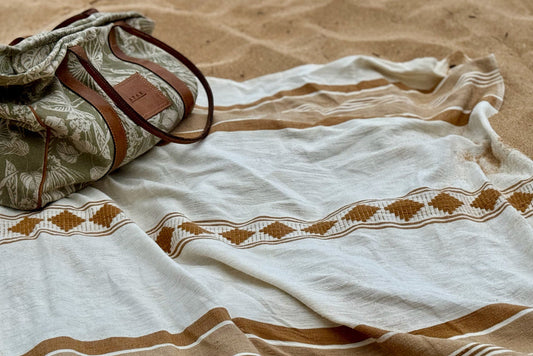 Weyra Handwoven Ethiopian Cotton Beach Towel