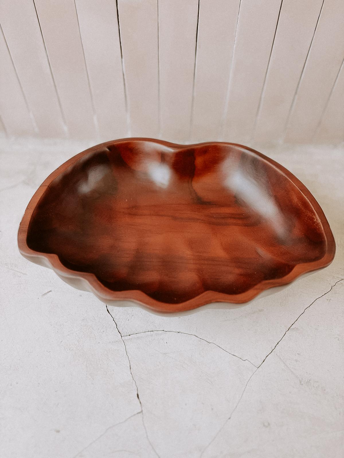 Teak Fruit Bowl