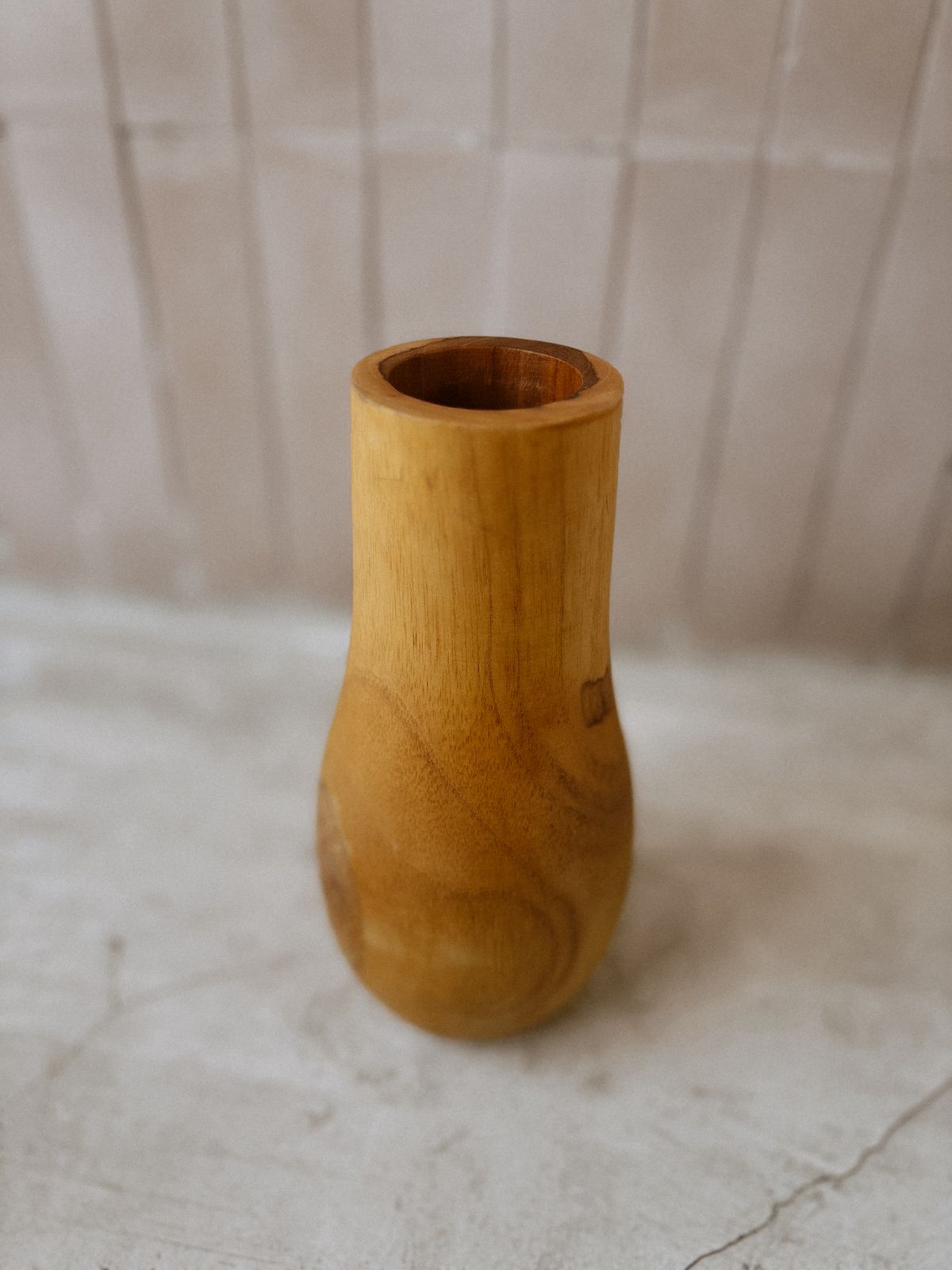 Teak Wavy Vases