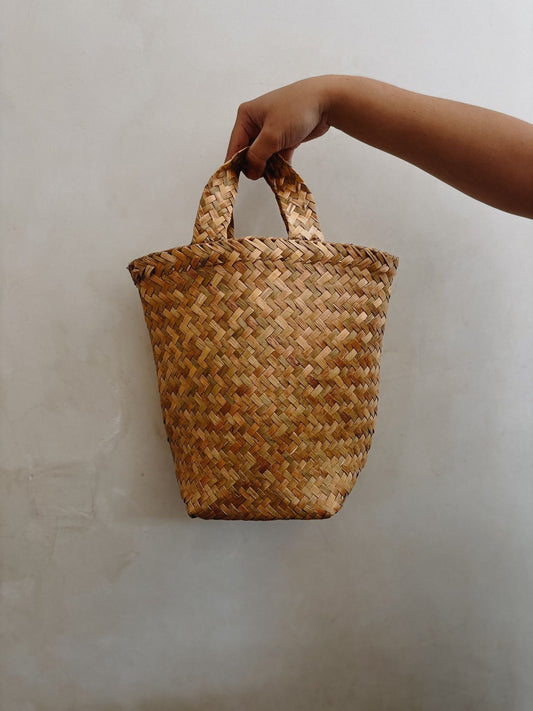 Isla Woven Handbag