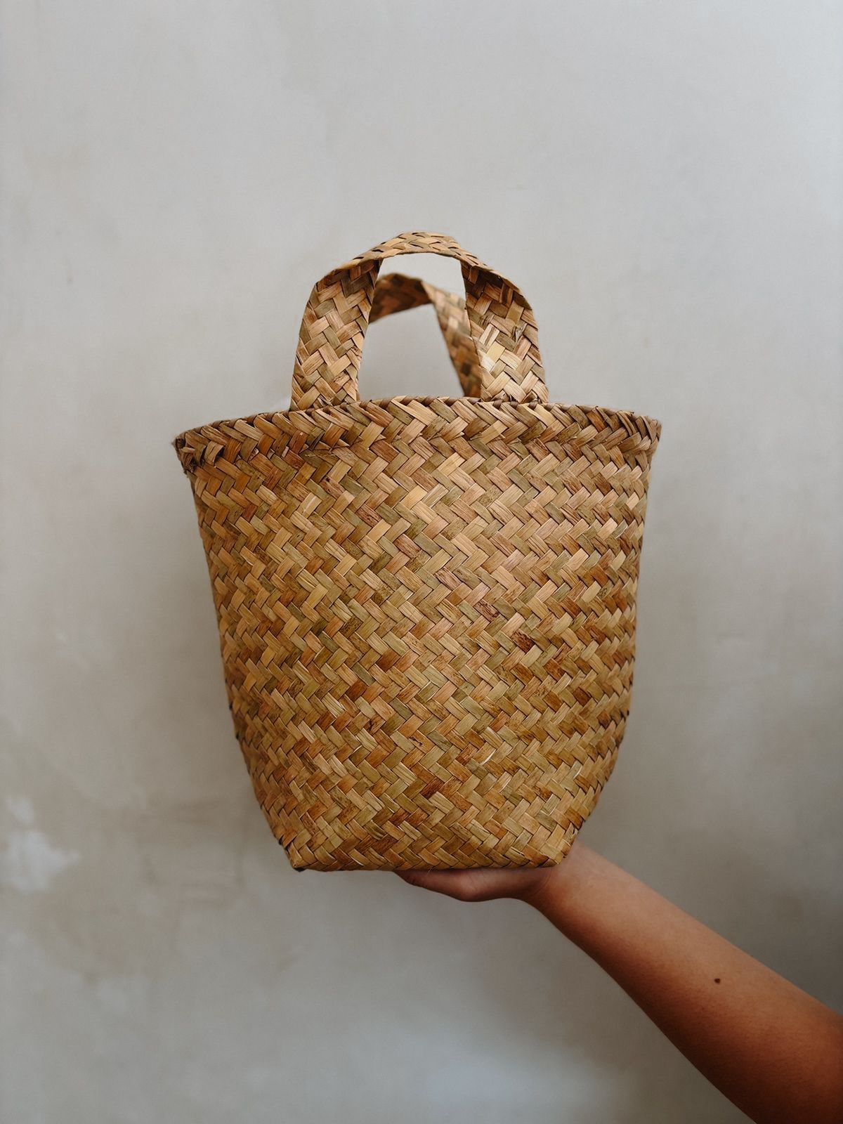 Isla Woven Handbag