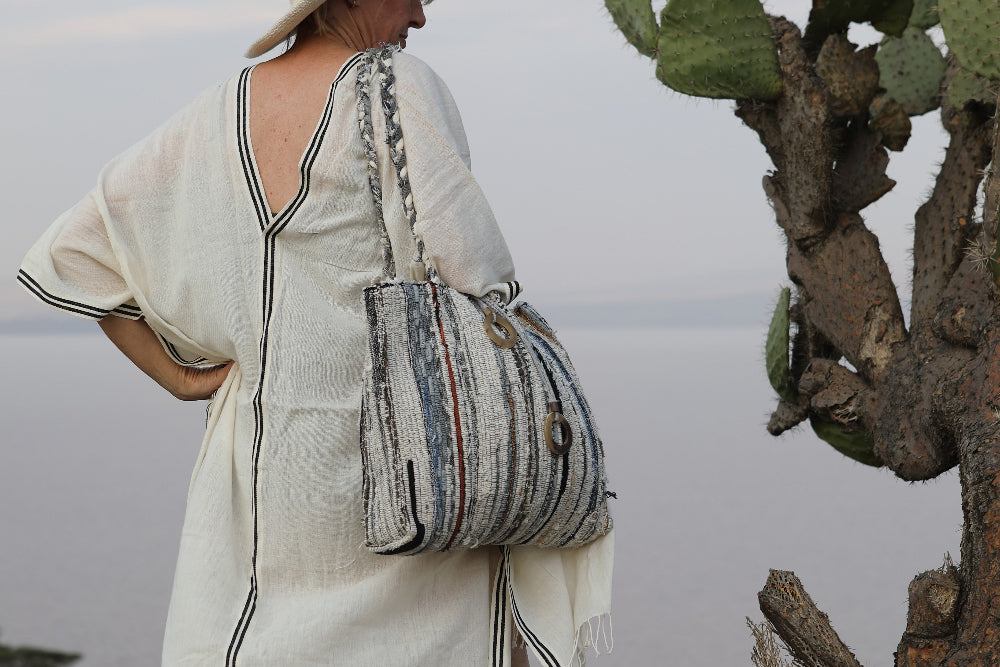 Petra Handwoven Ethiopian Cotton Kaftan