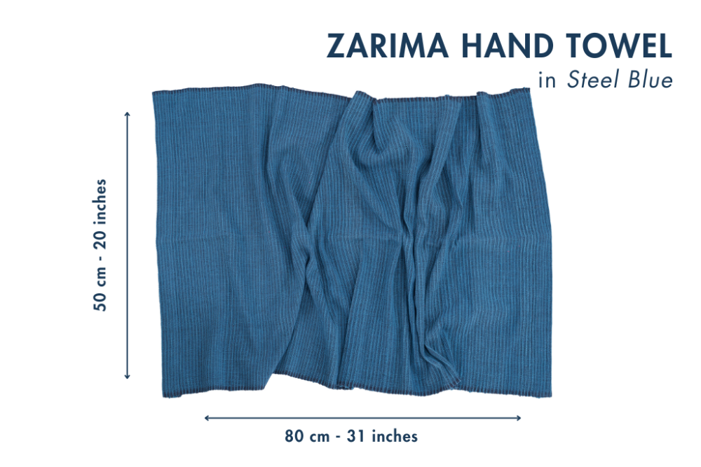 Zarima Handwoven Ethiopian Cotton Waffle Hand Towel