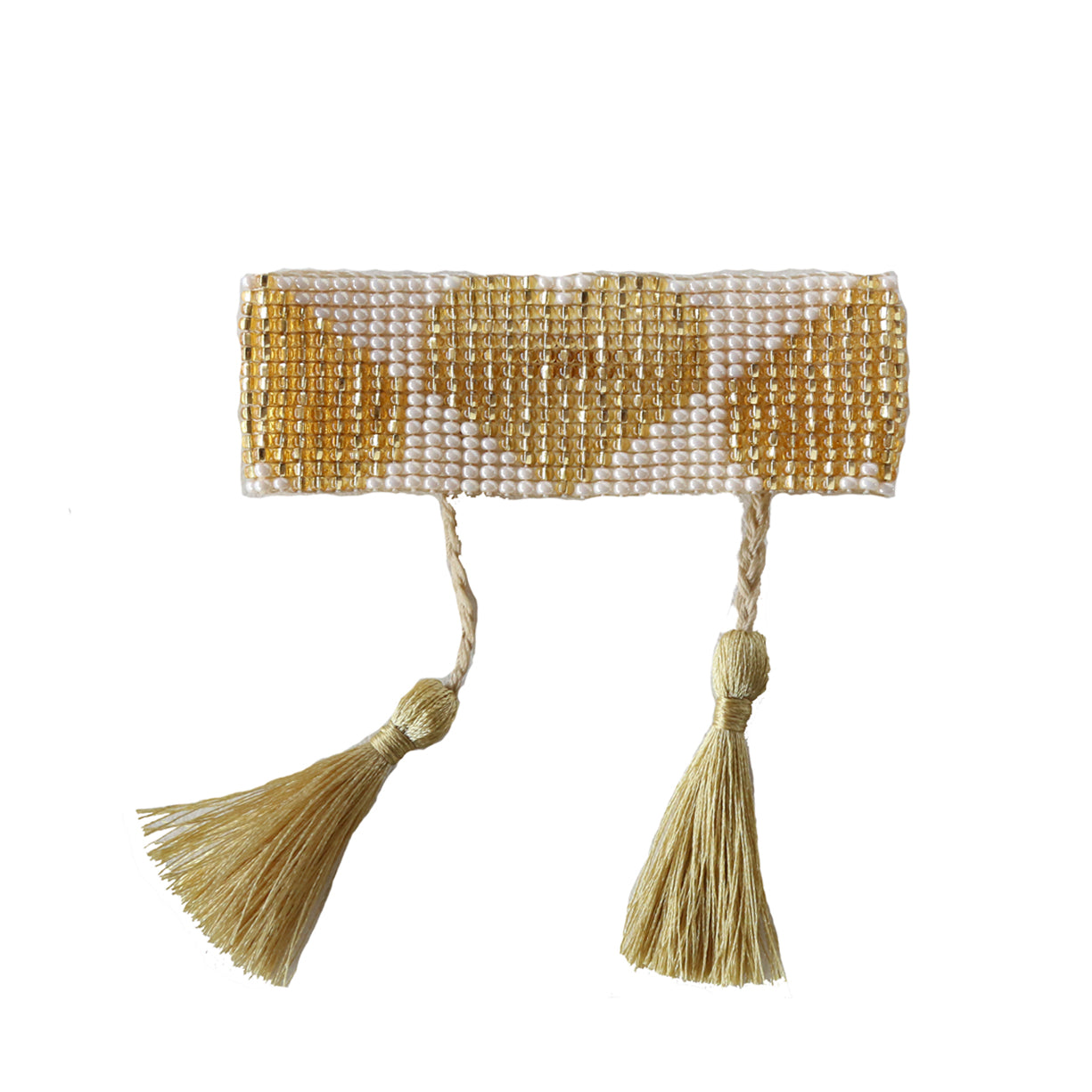 Pearl Heart Tassel Bracelet