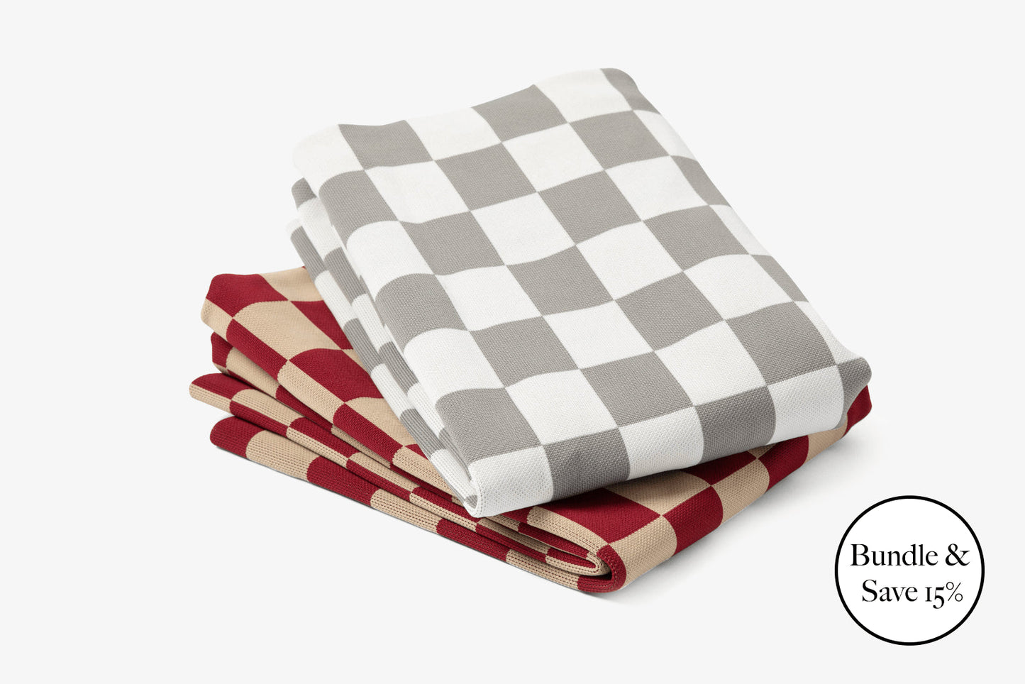 Gray Checker | Dog Bed or Bed Cover
