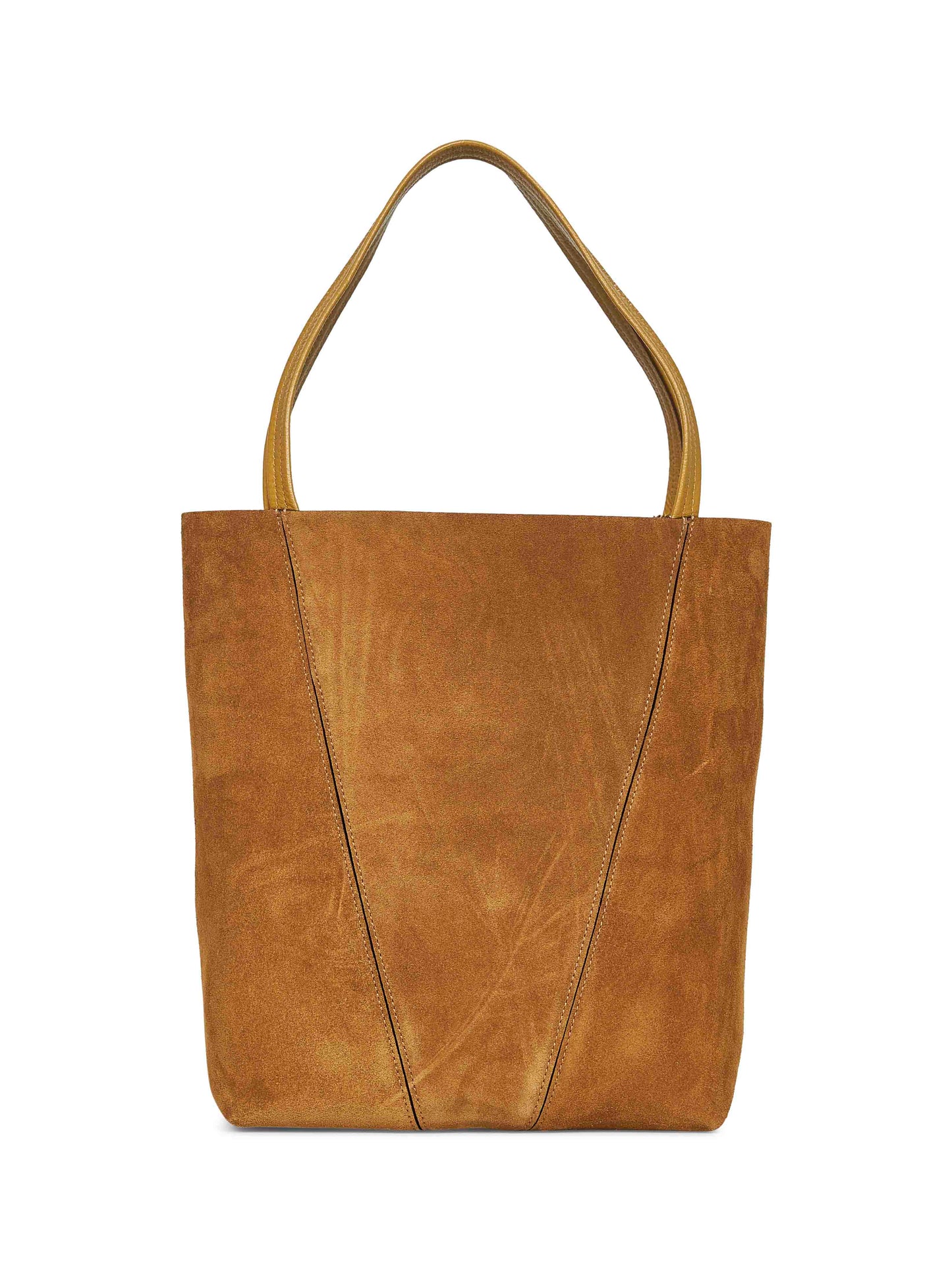 Chloé Women Gold Khaki Chloé Spin Tote Bag