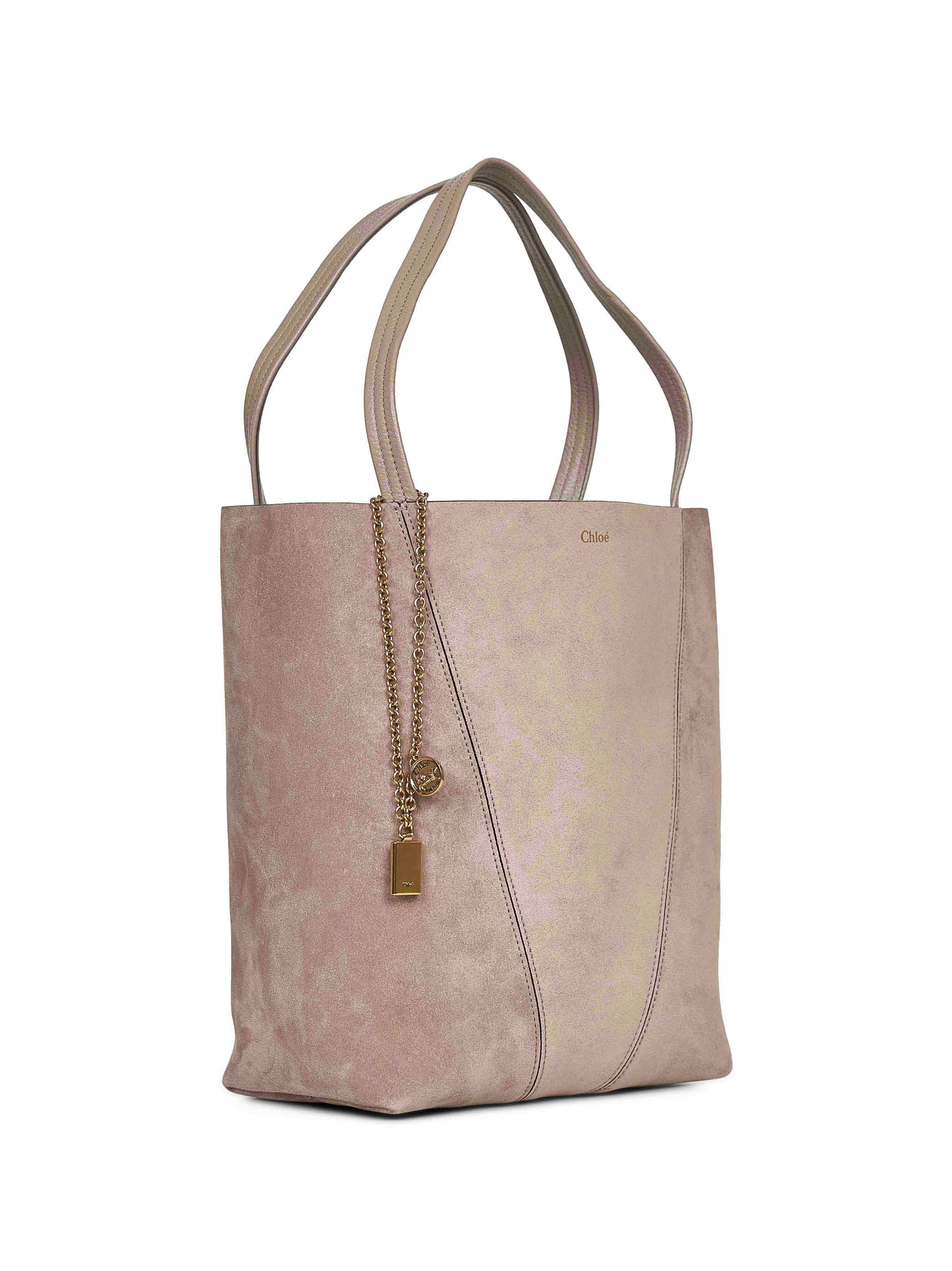 Chloé Women Motty Grey Chloé Spin Tote Bag