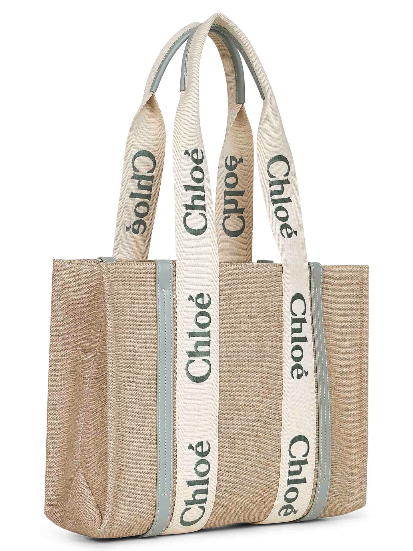 Chloé Women Beige Woody Tote Bag