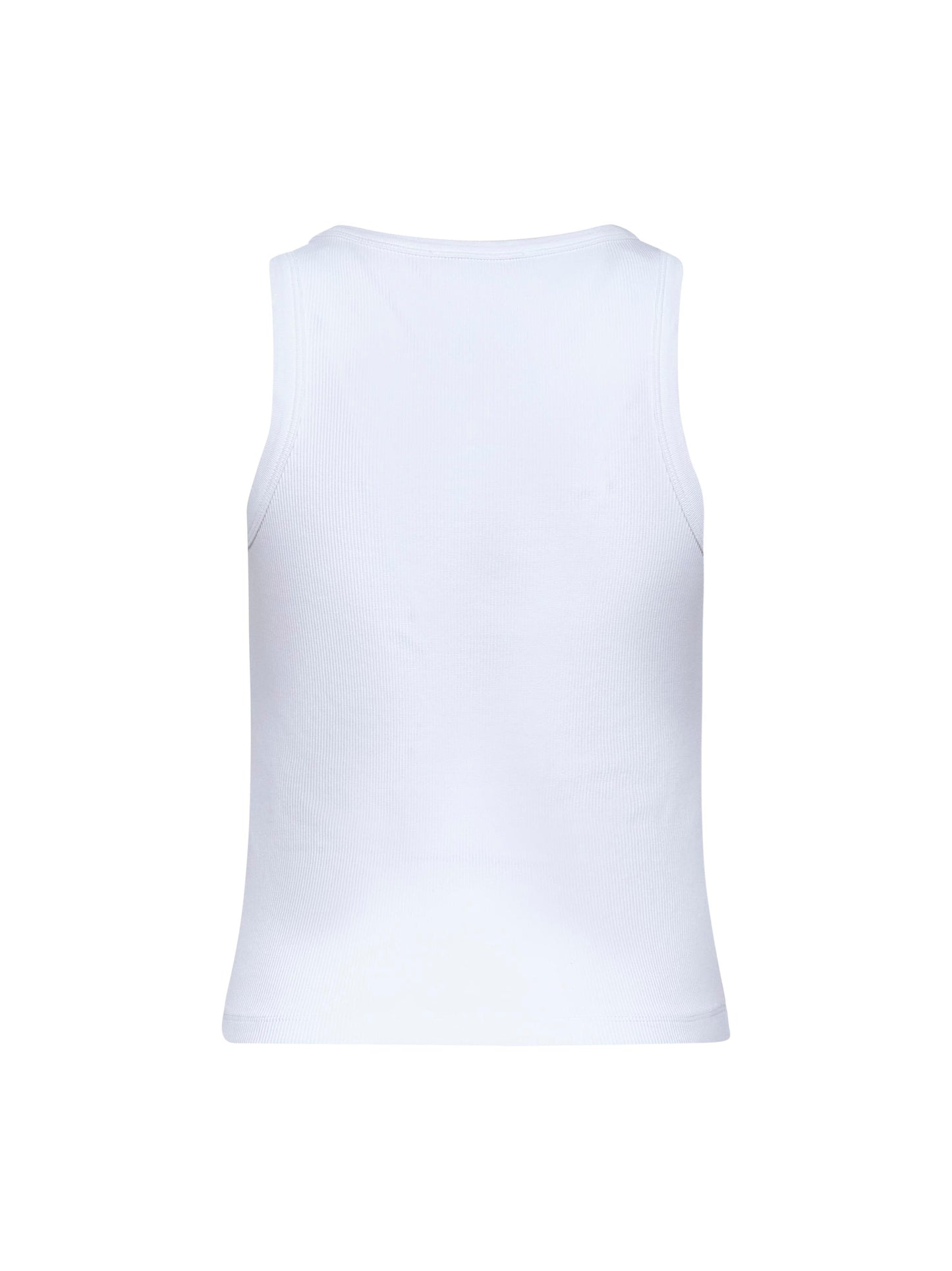 Givenchy Women White Givenchy Stamp Printed Cotton Tank Top