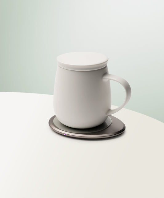 Ui 3 Self-heating Mug Set - Jasmine White (SD)