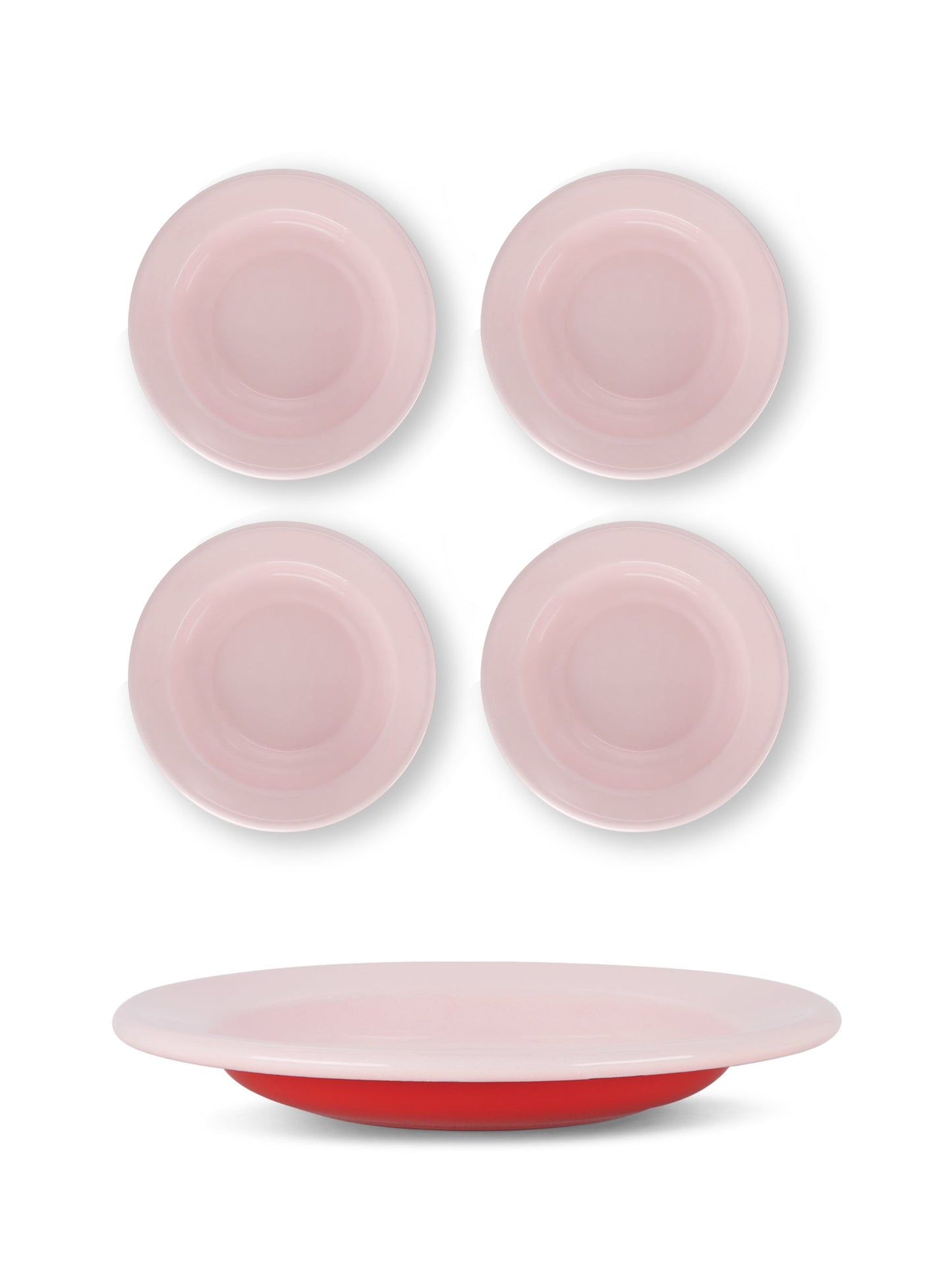 S/4 Enamel Dinner Bowl - Two Tone