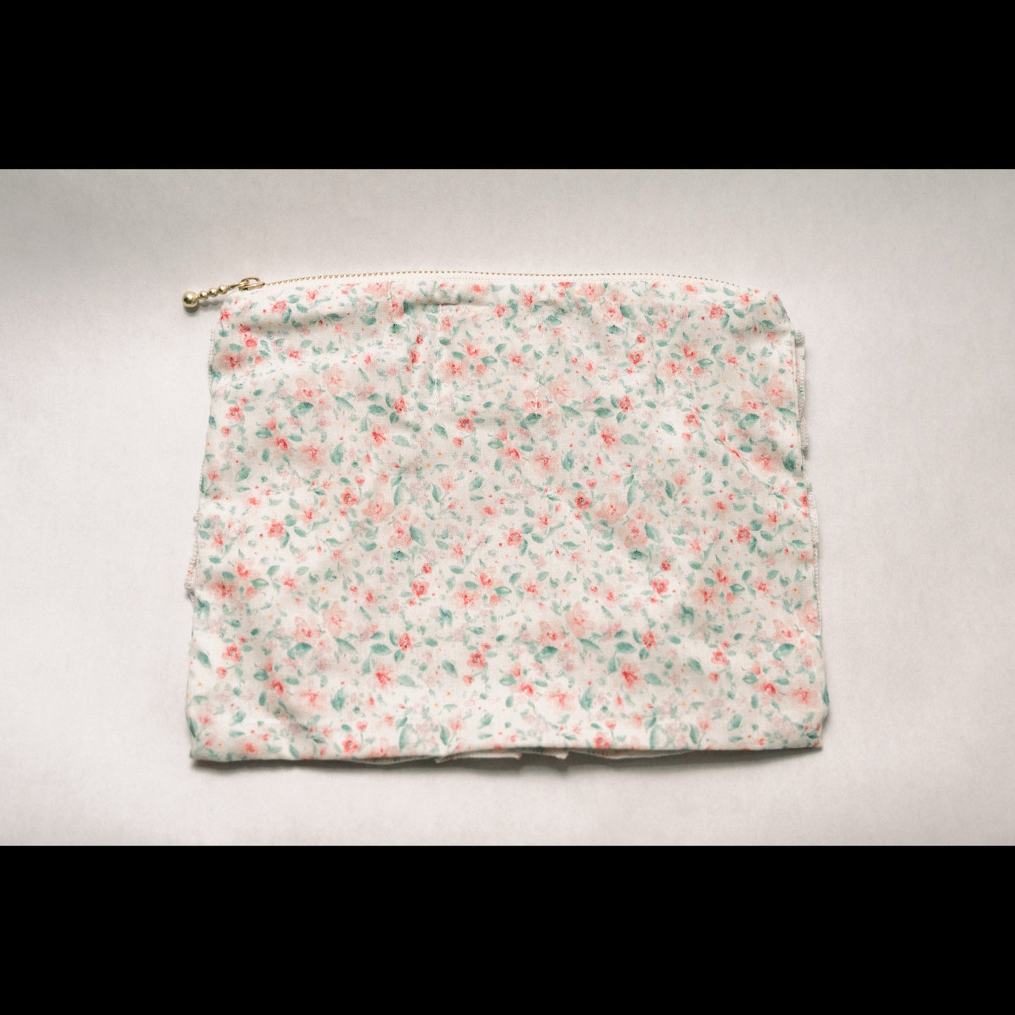 Pastel Confetti | Timeless Floral Ruffle Zipper