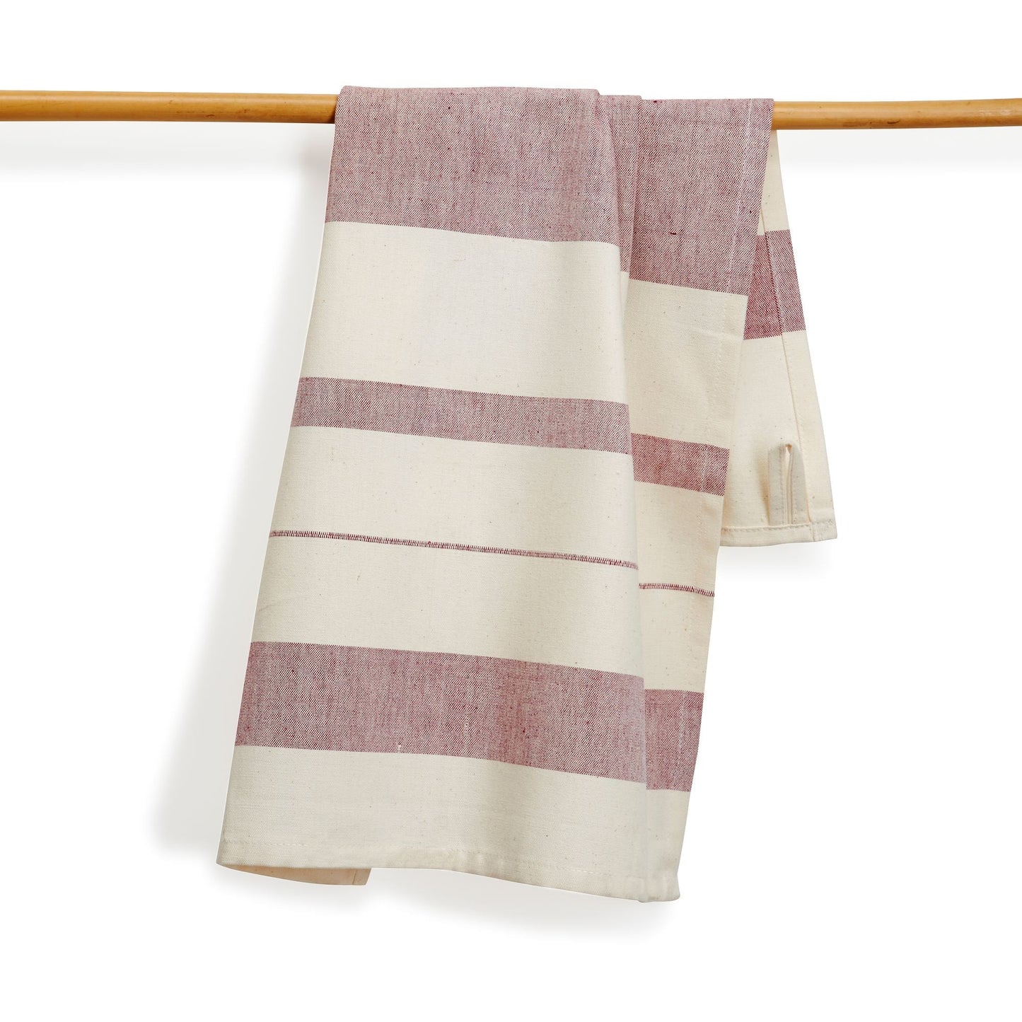 STRIA - Set of 2. Handwoven Kitchen Towels - Cotton - Fair Trade - Artisan Made