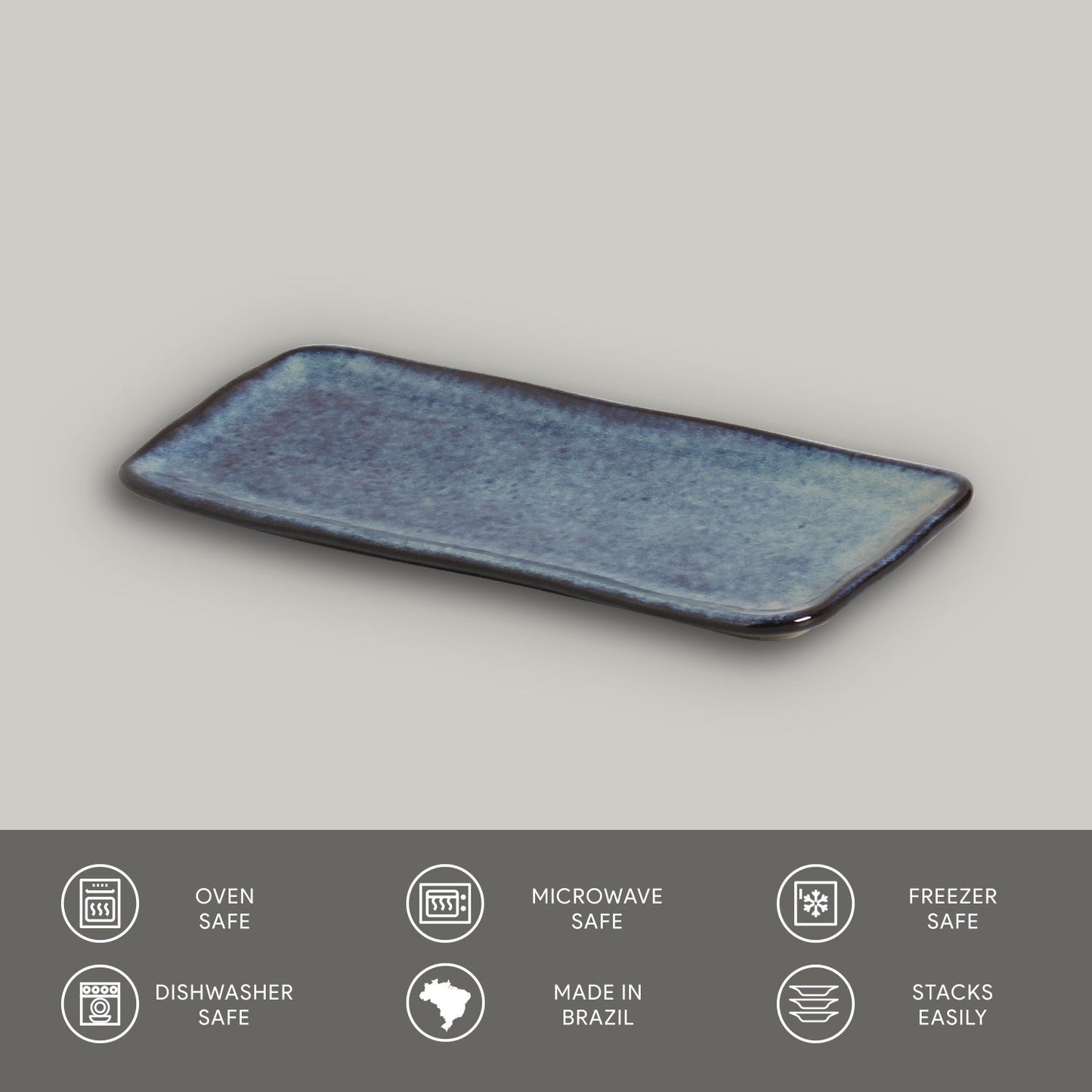 Rectangular Platter Small Set of 4