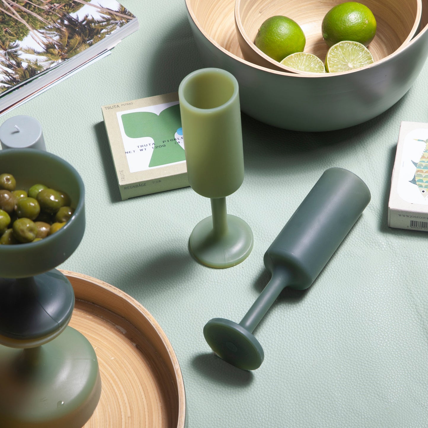 Sage + Olive | Seff | Unbreakable Champagne Flutes