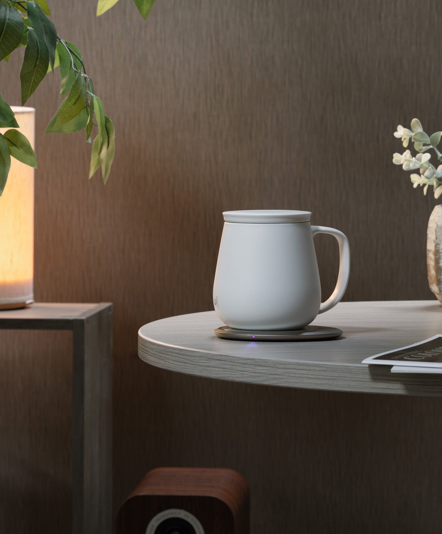 Ui+ Self-heating Mug Set - Jasmine White