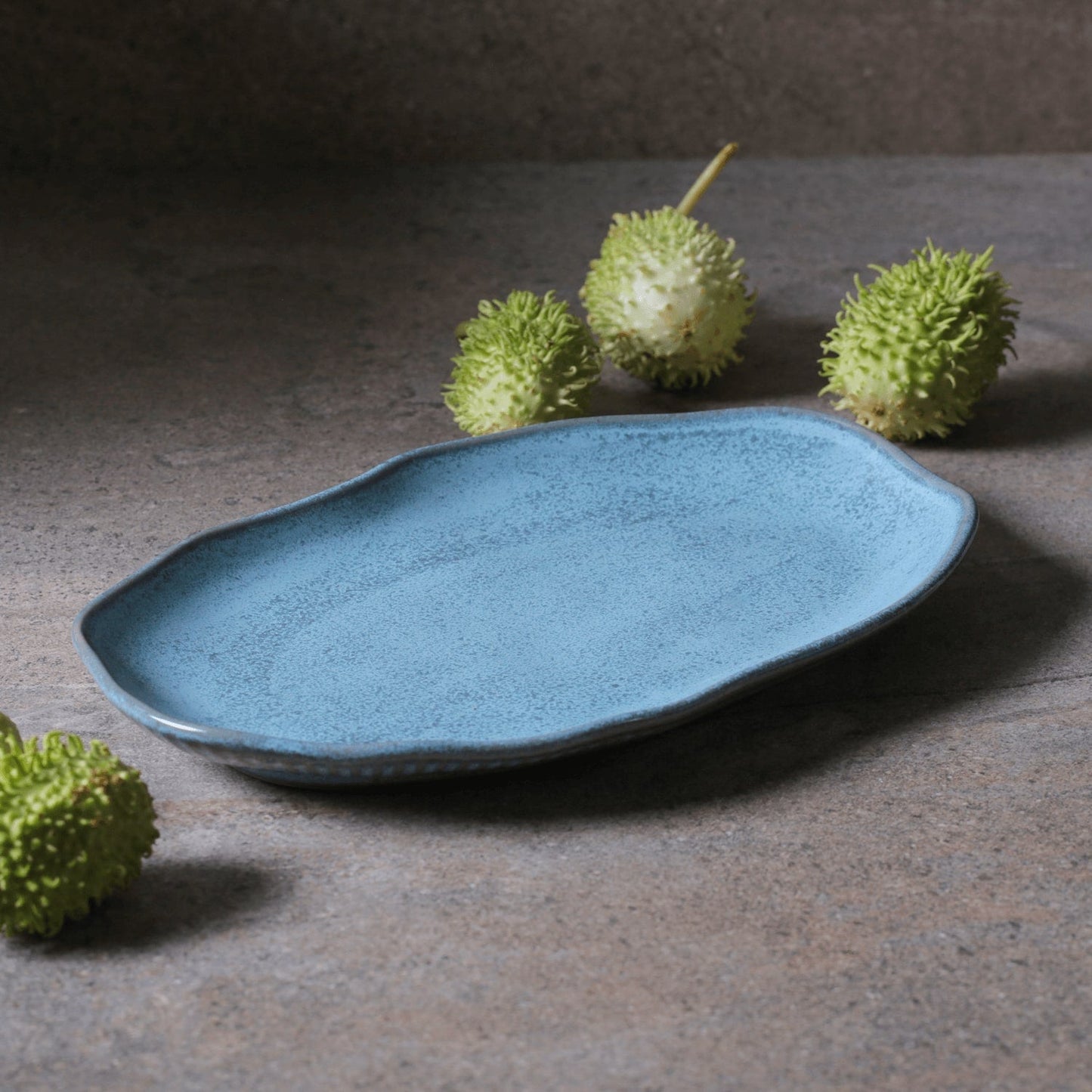 Shallow Bio Oval Platter Medium Set of 4