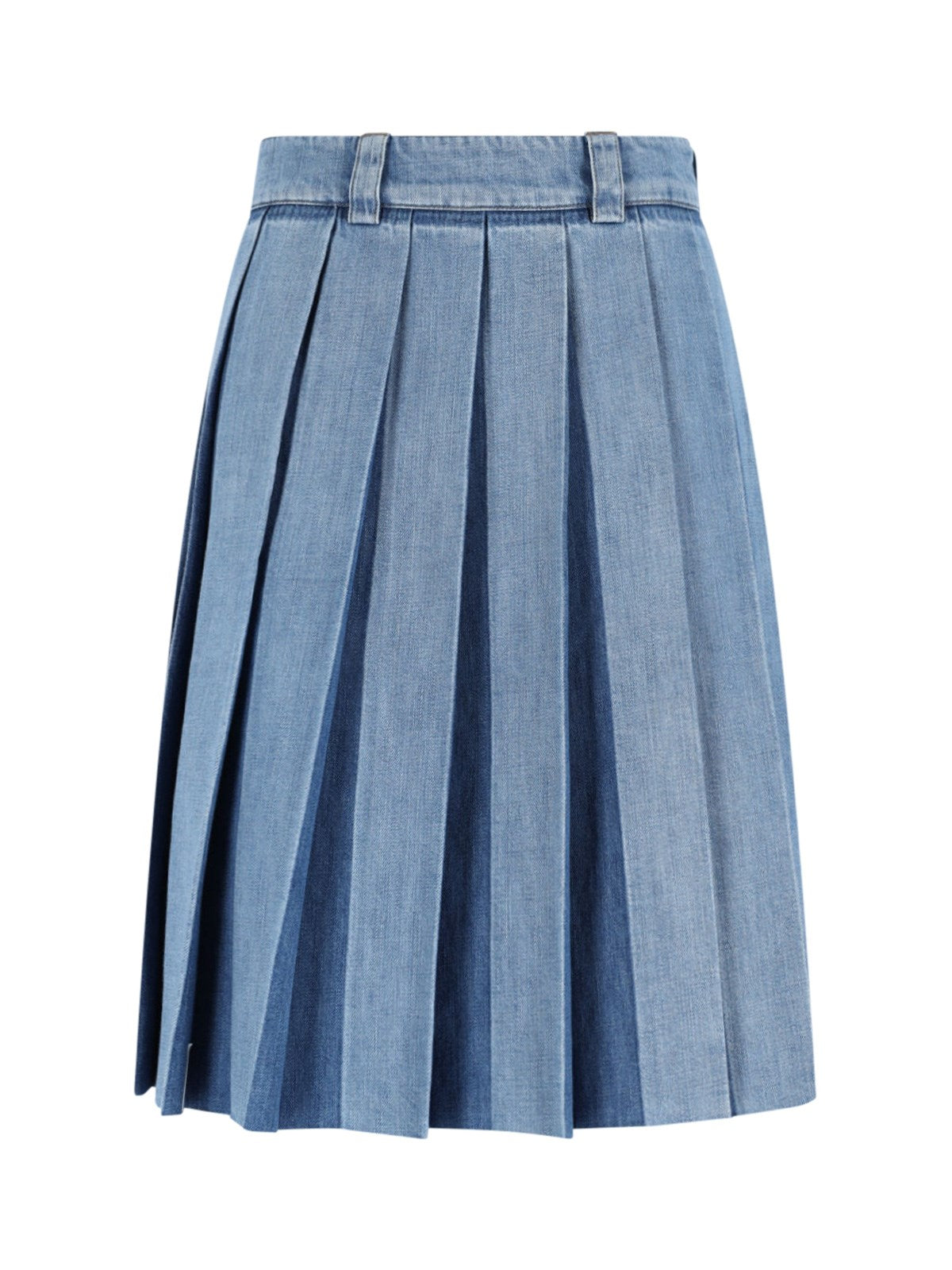 Miu Miu Women Denim Midi Skirt