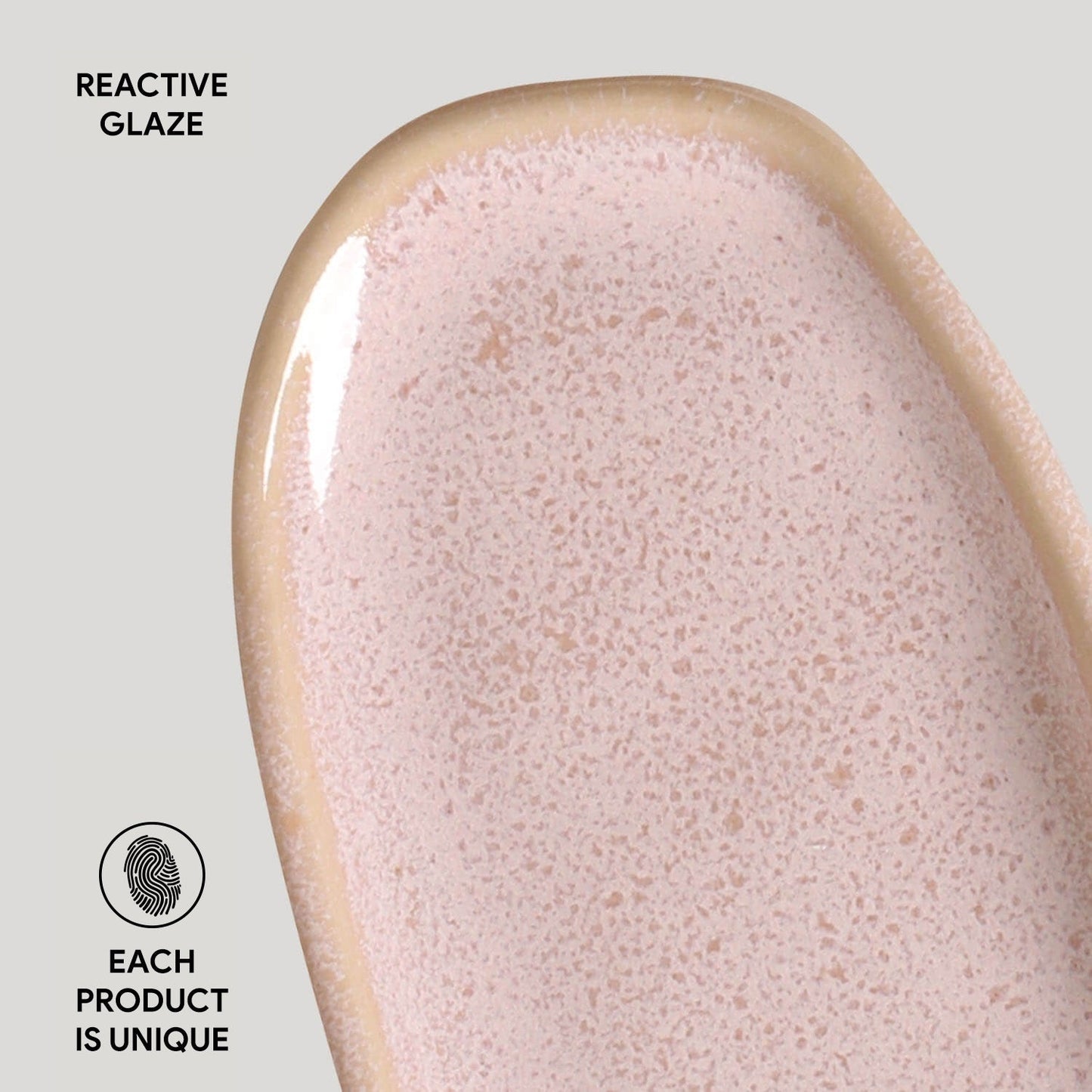 Shallow Organic Oval Platter Mini Set of 4