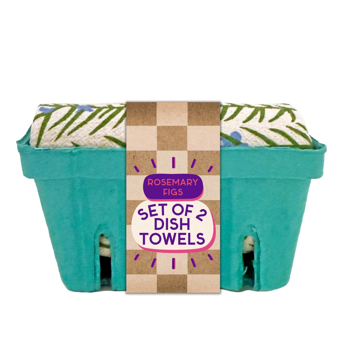 Rosemary + Figs - Dish Towel Set of 2