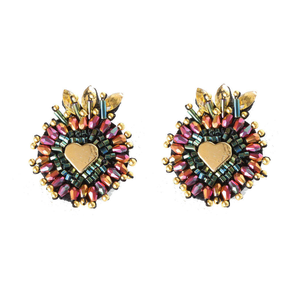 Wine Crown Earring