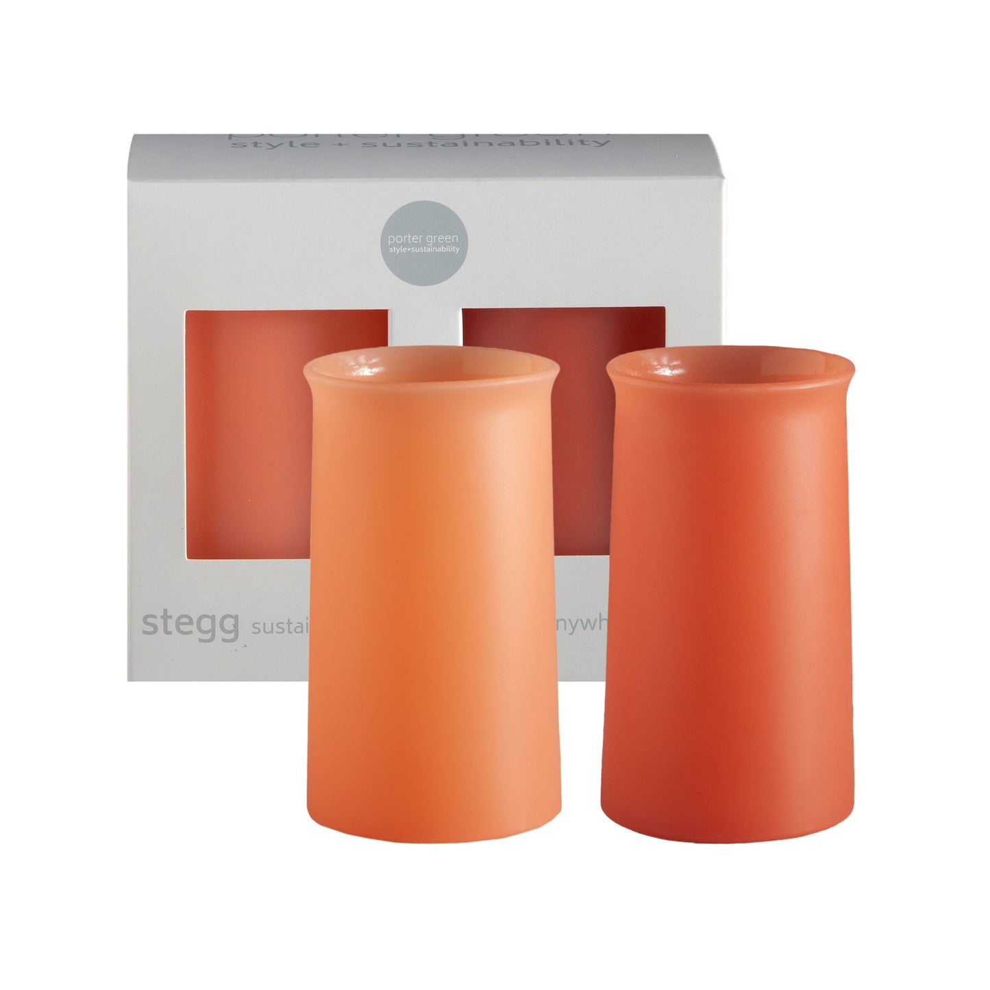 Terra + Peach | Stegg | Unbreakable Highball Glasses