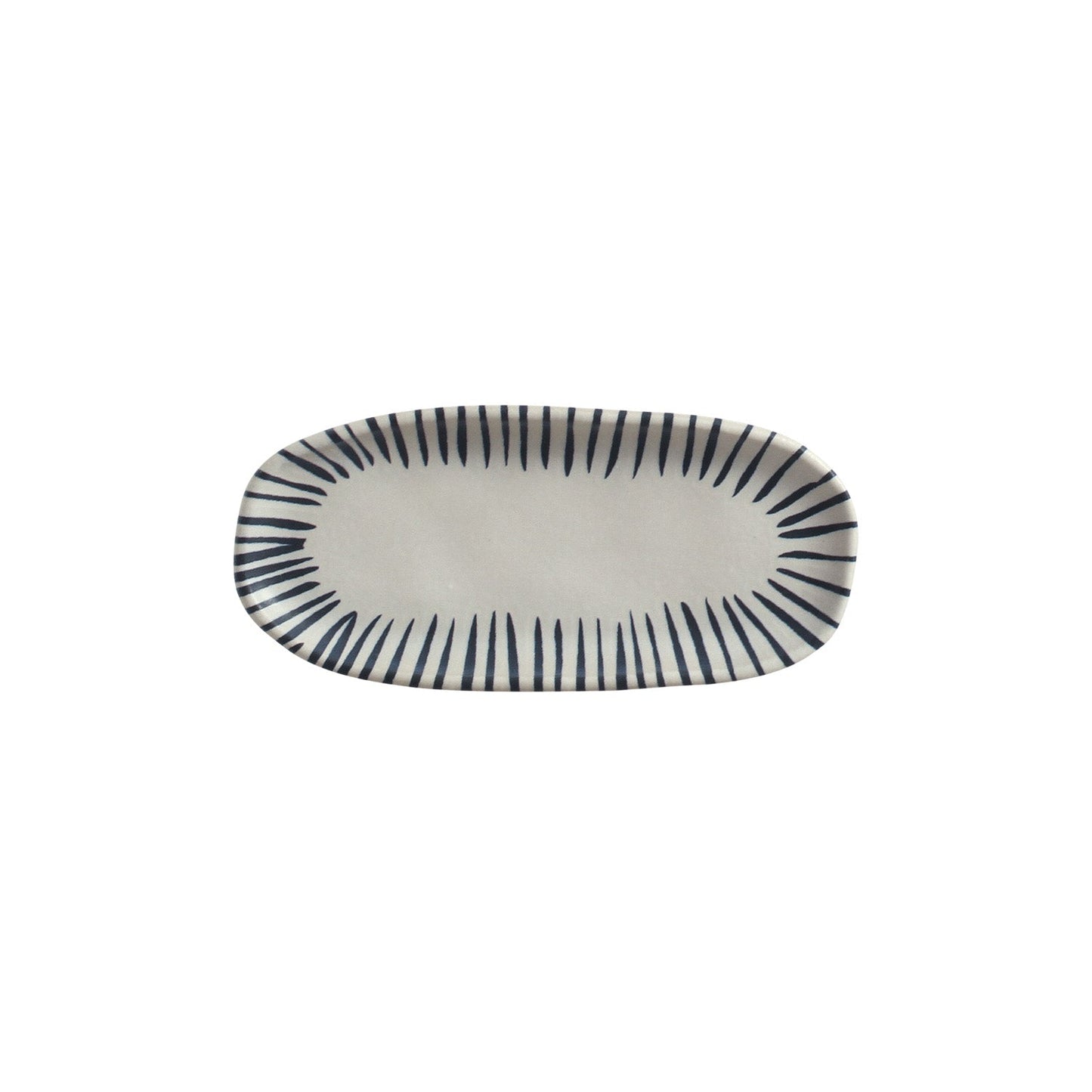 Shallow Organic Oval Platter Mini Set of 4