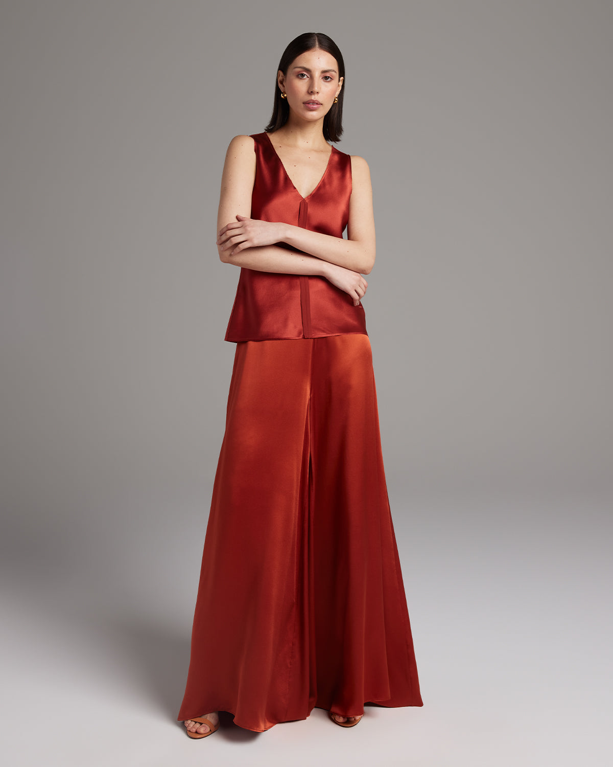 Silk Raw Edge Tank - Core