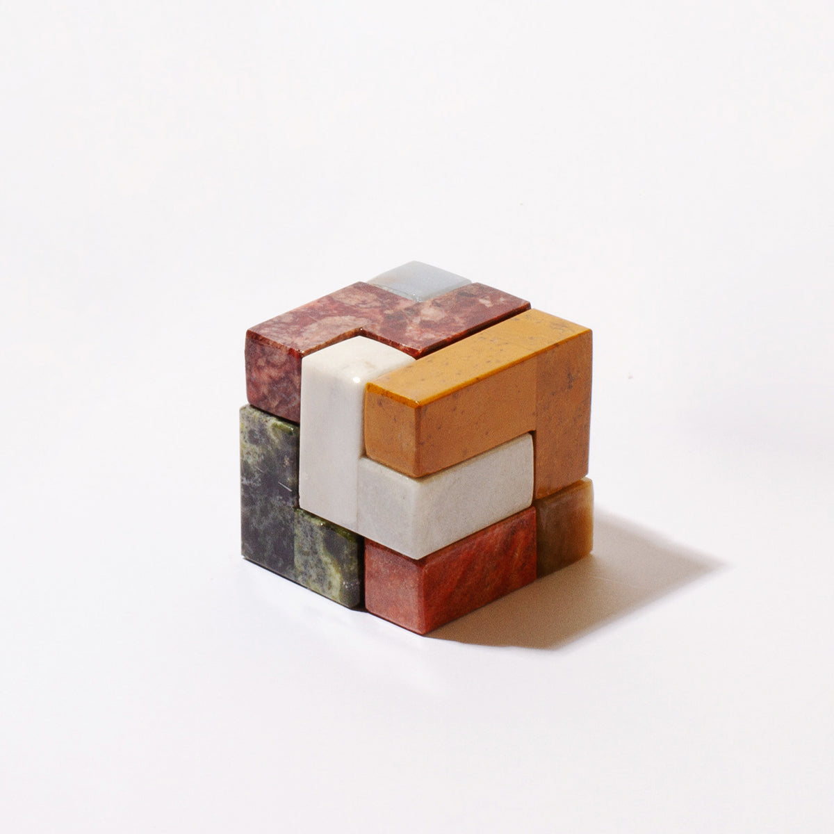 Gemstone Soma Cube Puzzle