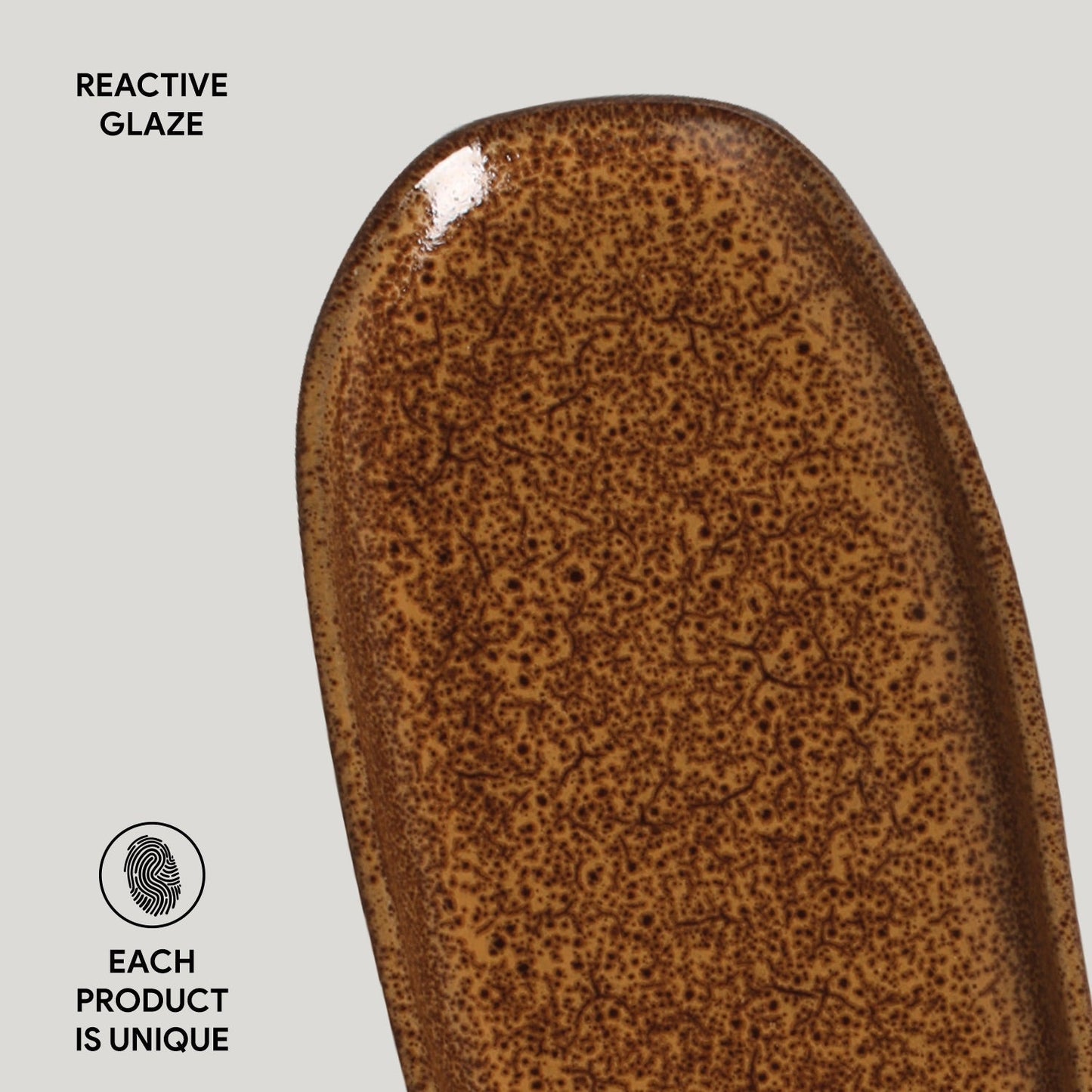 Shallow Organic Oval Platter Small Set of 4