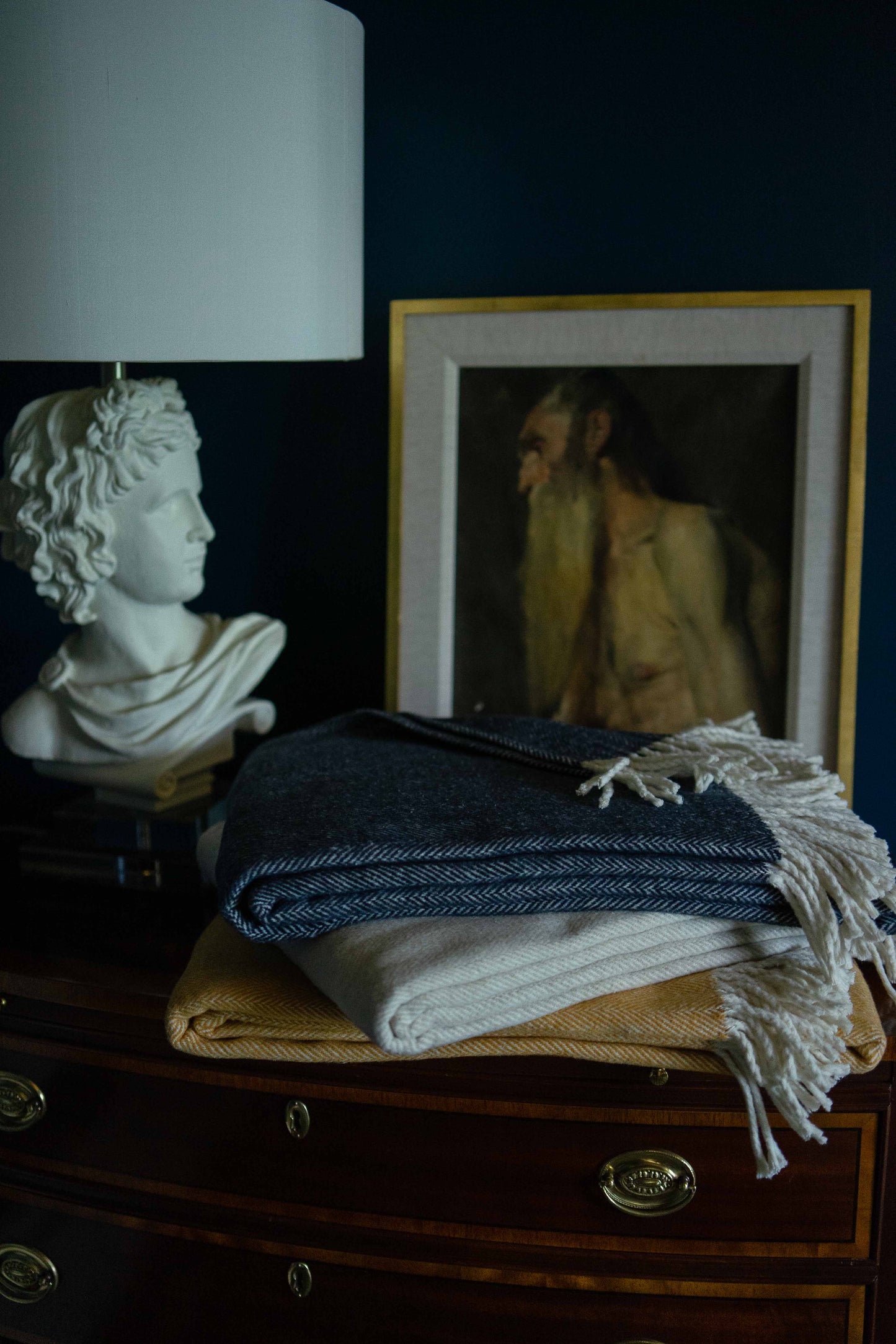 100% Cotton Herringbone Throws