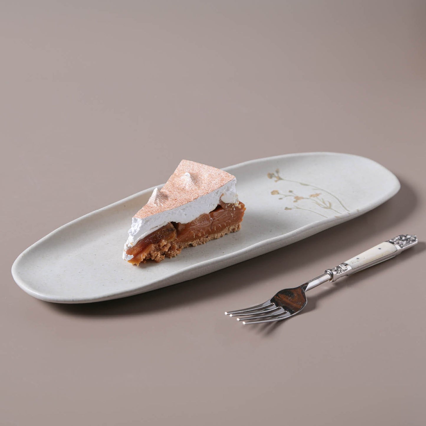 Shallow Organic Oval Platter Large Set of 4