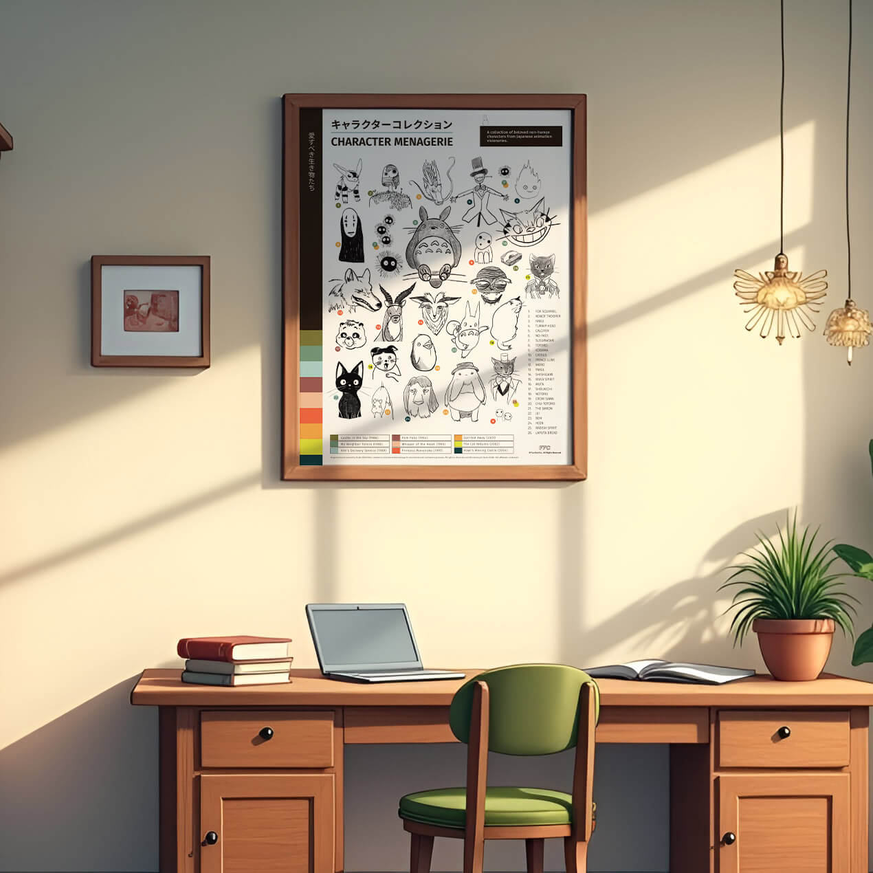 Anime Character Menagerie Print