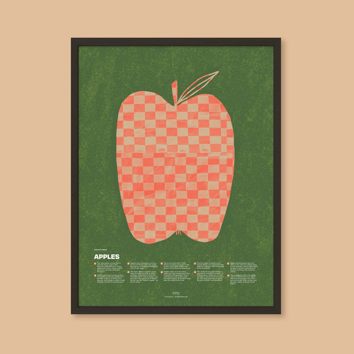 Apple Fun Facts Print