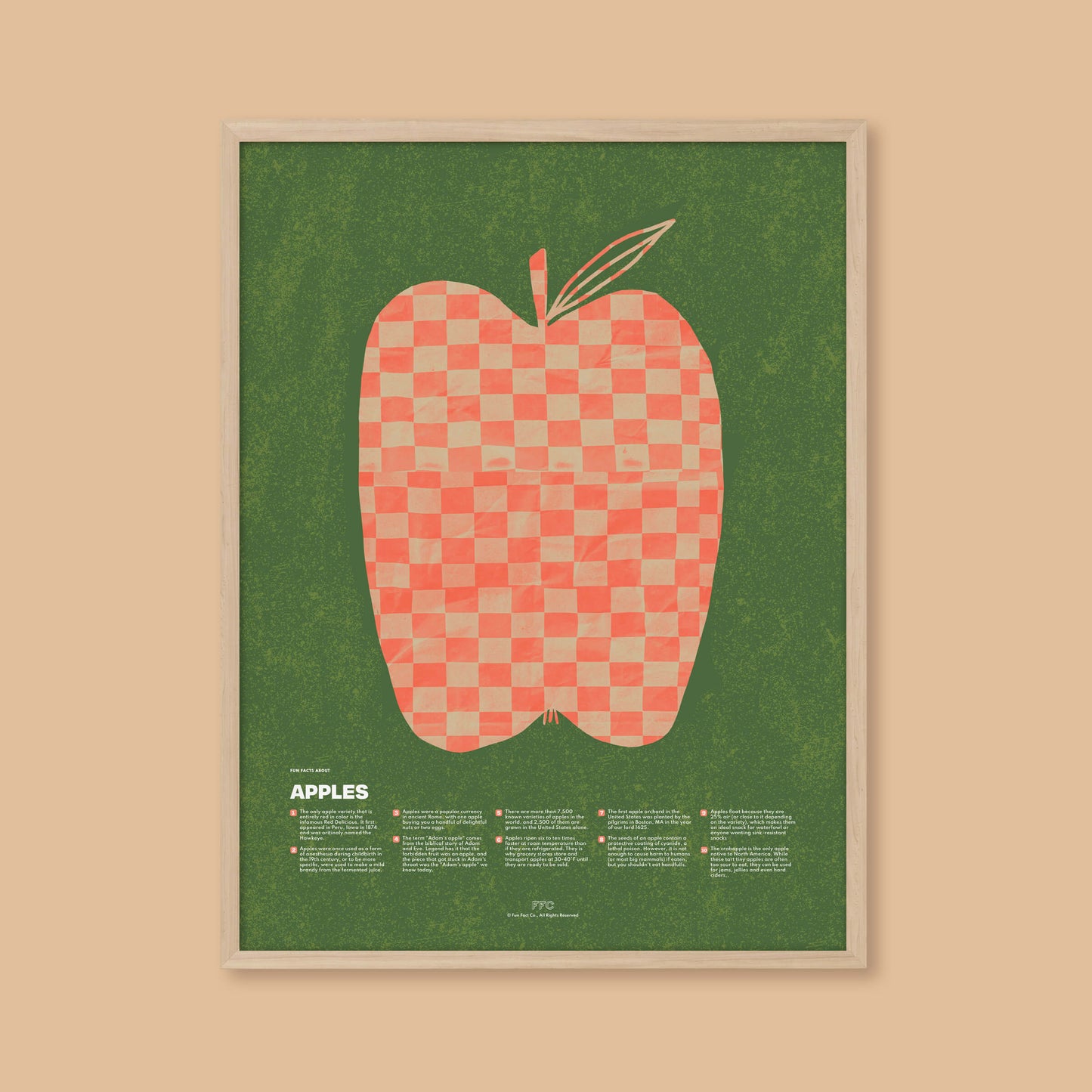 Apple Fun Facts Print
