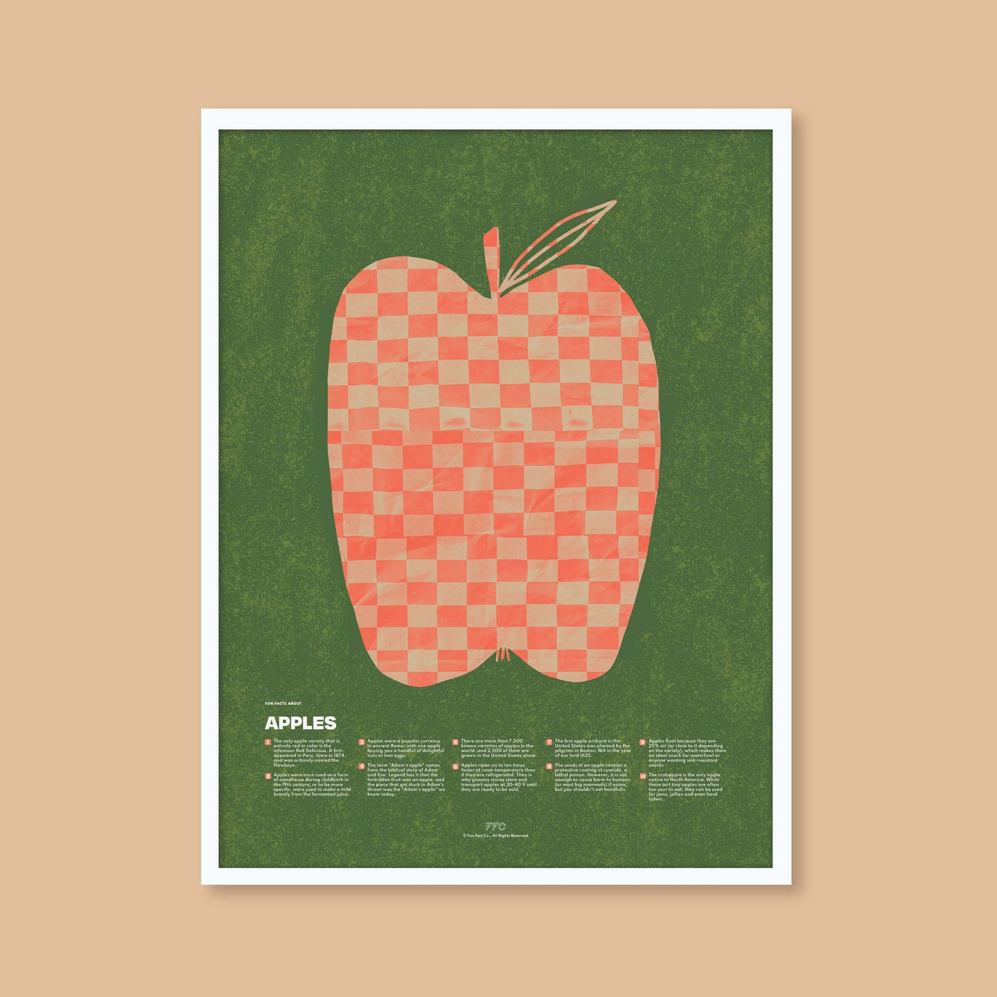 Apple Fun Facts Print