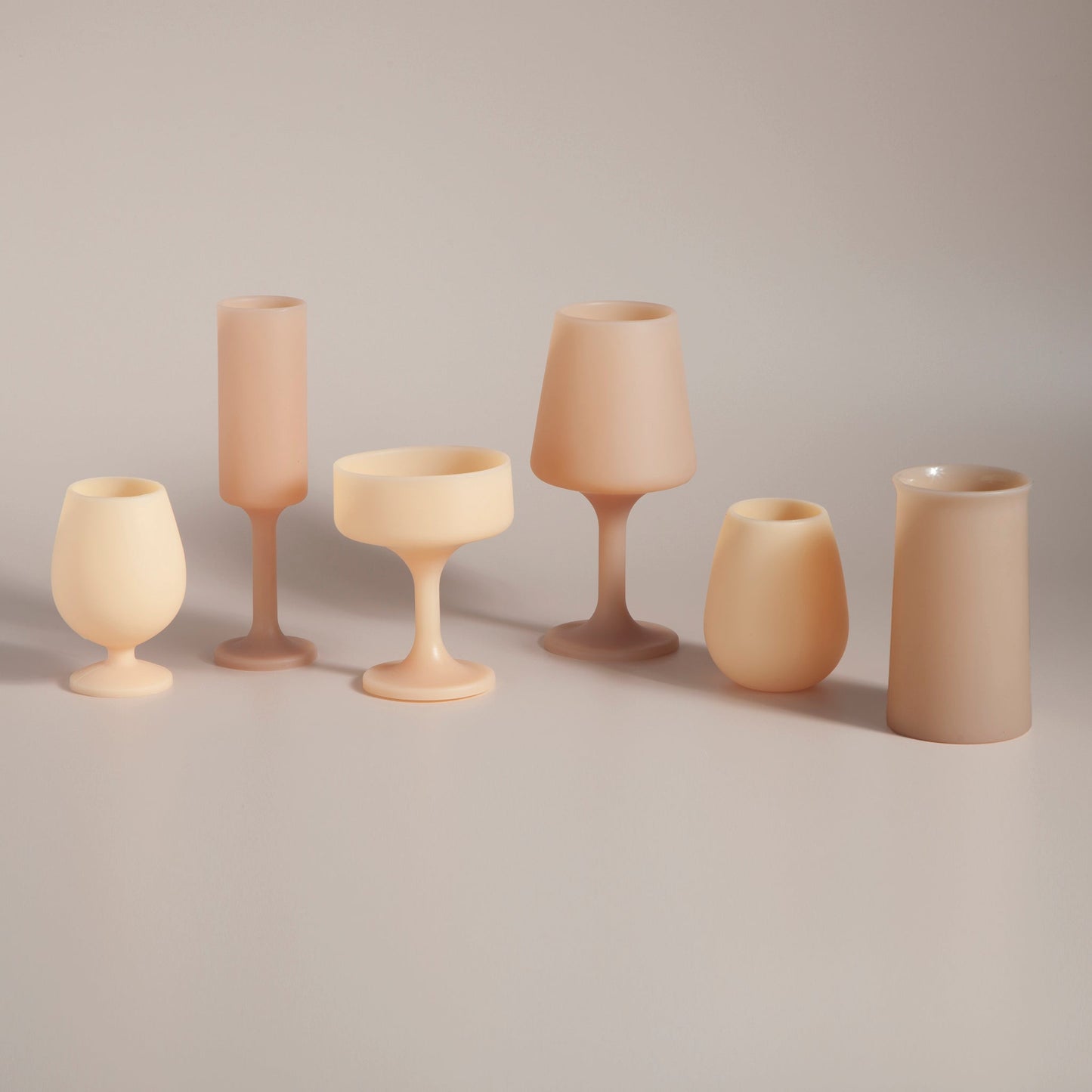 Wheat + Oat | Mecc | Silicone Unbreakable Cocktail Glasses