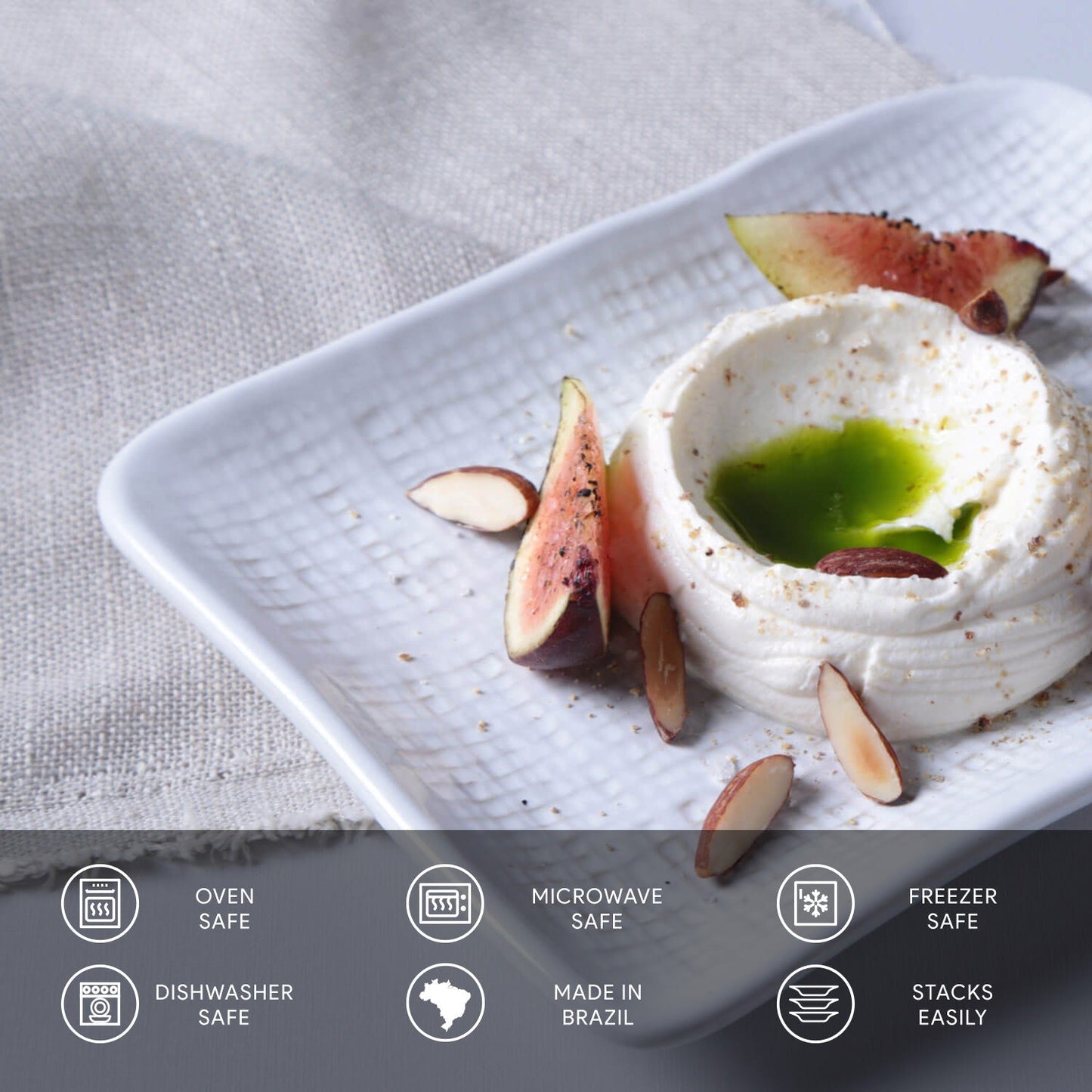 Rectangular Platter Juta Set of 4